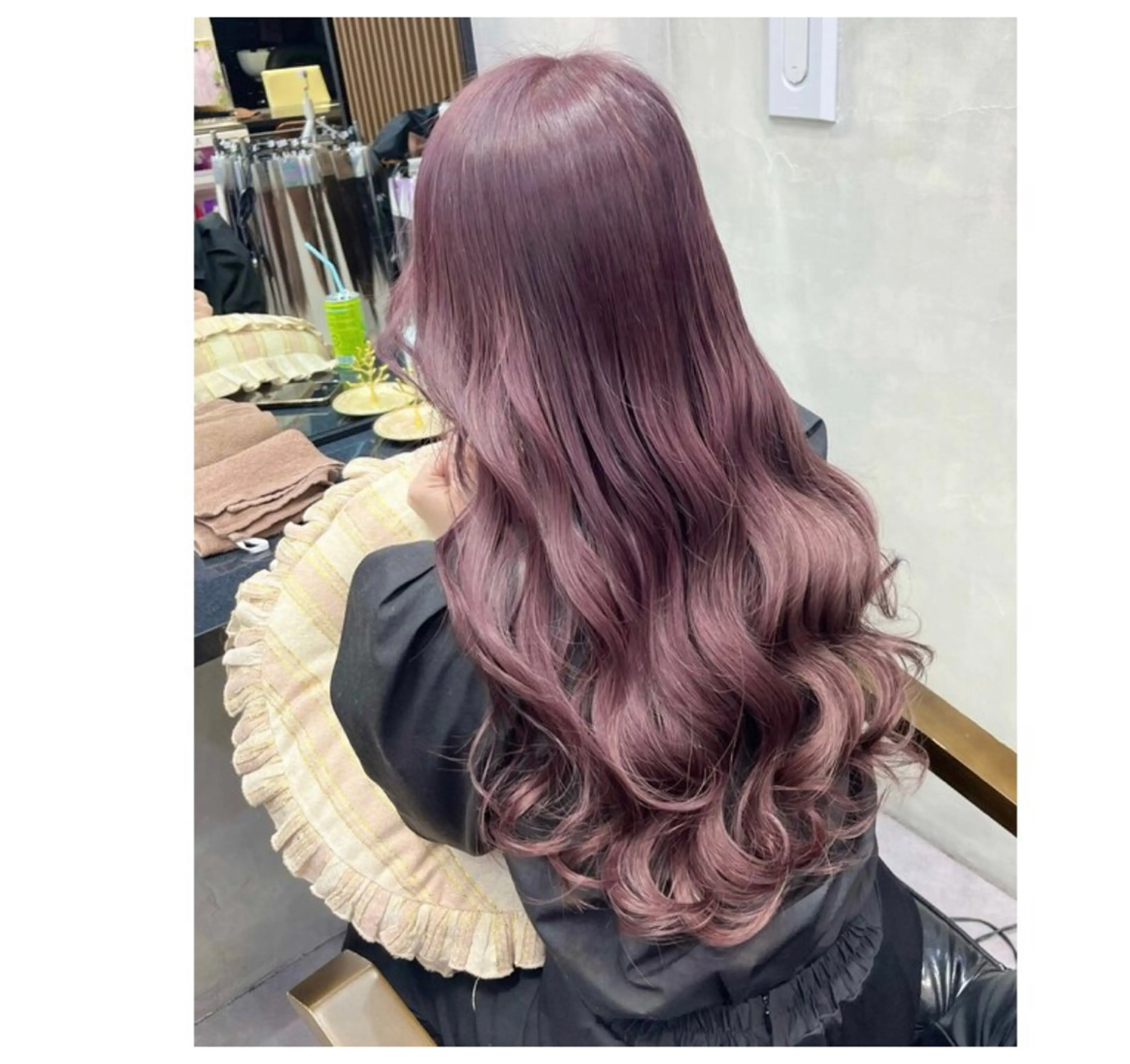 セミロング 濱川響太レディース カットモデルのヘアスタイル