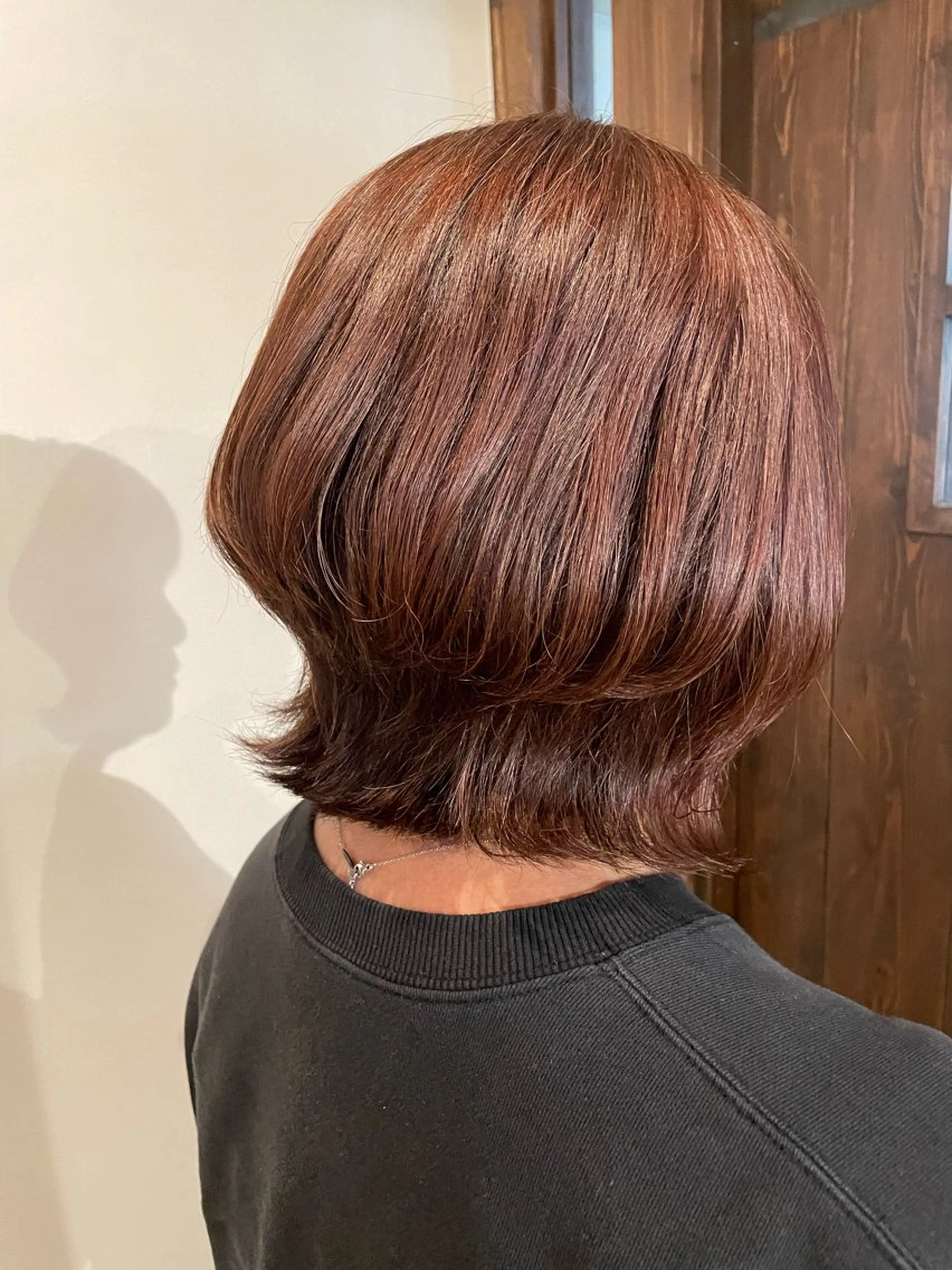 ミディアム カラー canonart上田 里恵のヘアスタイル