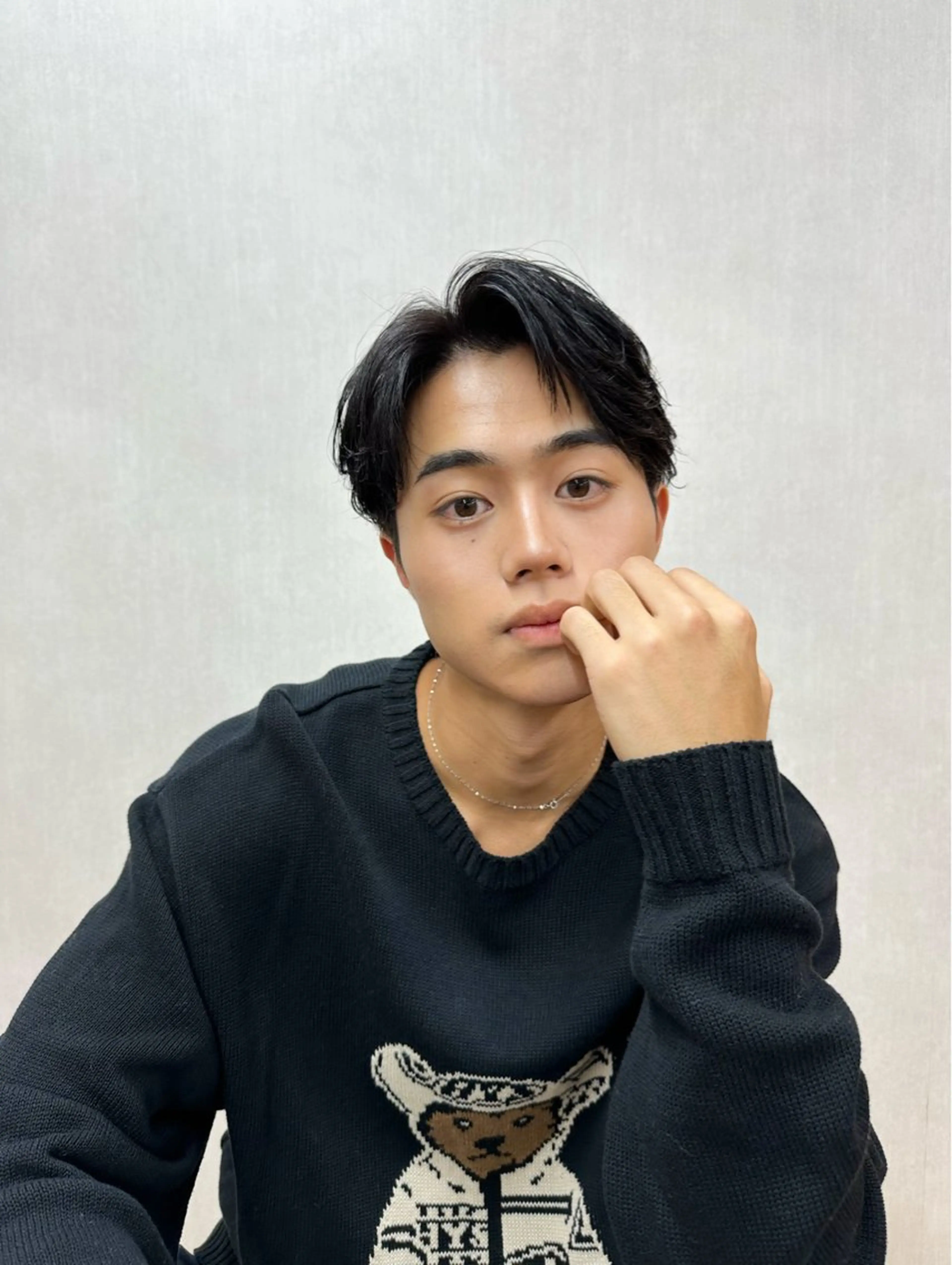 メンズ メンズカット/ フェザーパーマ/げんのヘアスタイル