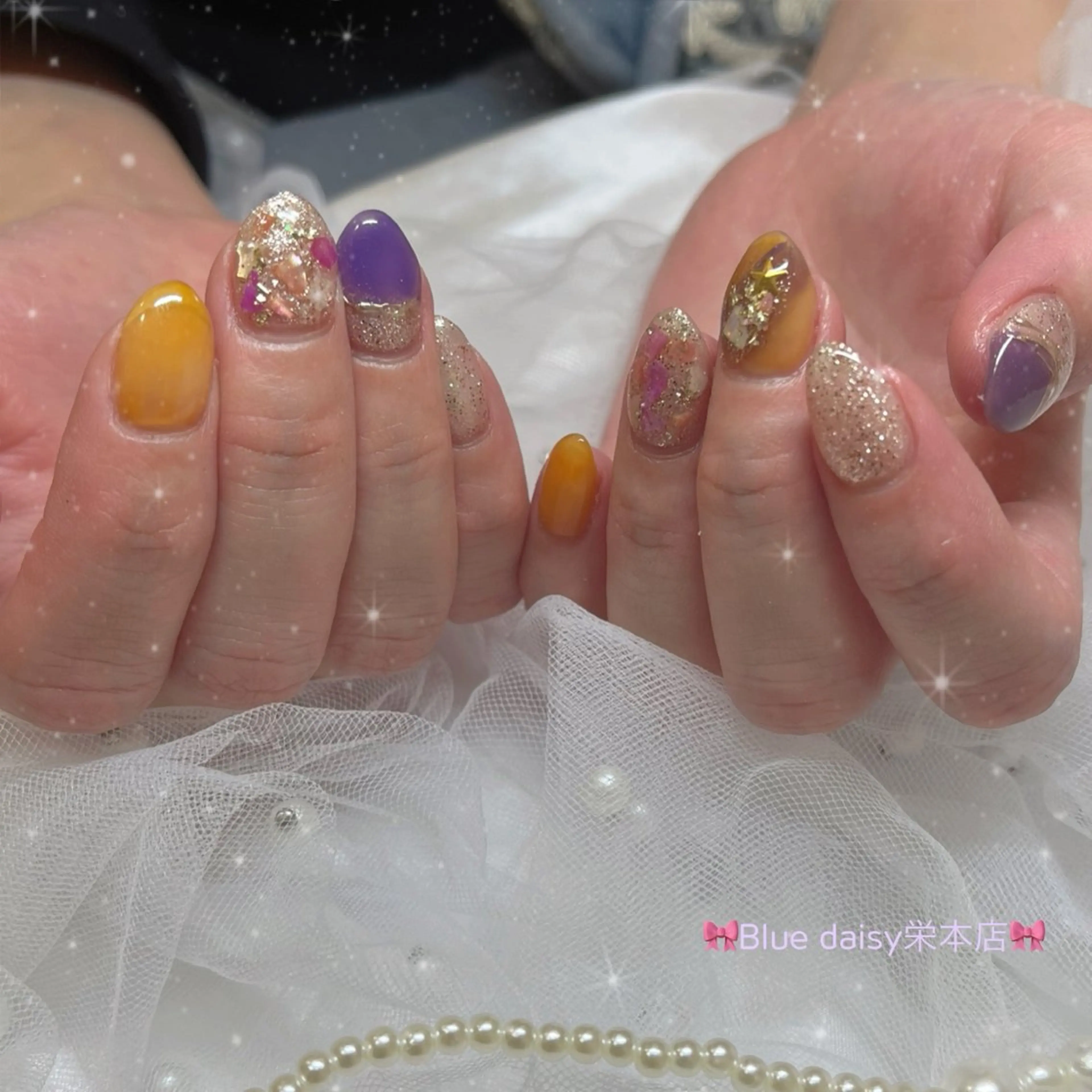 ネイル ハンドネイル ブルーデイジー栄本店所属・BlueDaisy 栄本店のネイルデザイン