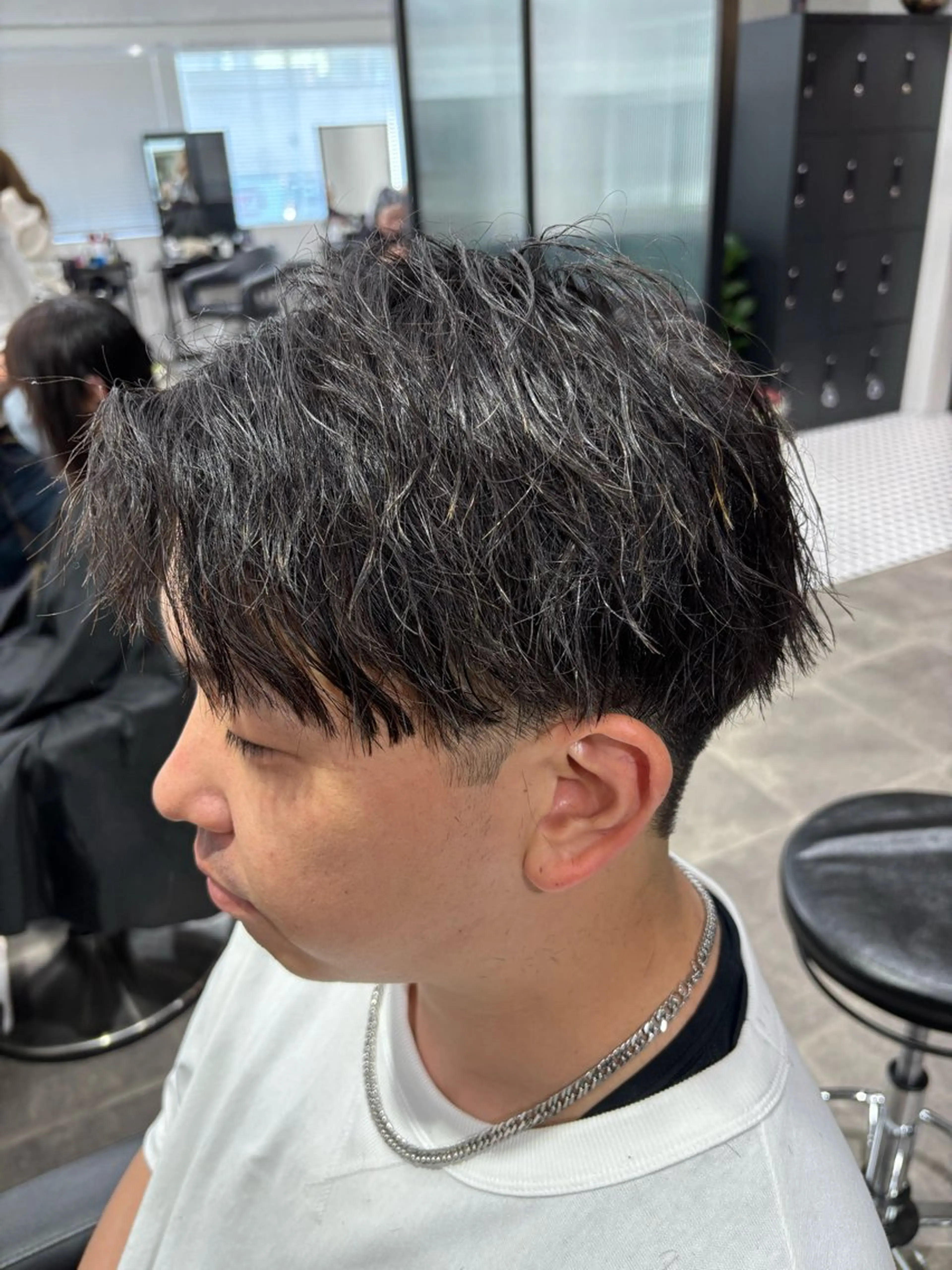 メンズ カット パーマ フェザーパーマ職人 🪽yutoのヘアスタイル