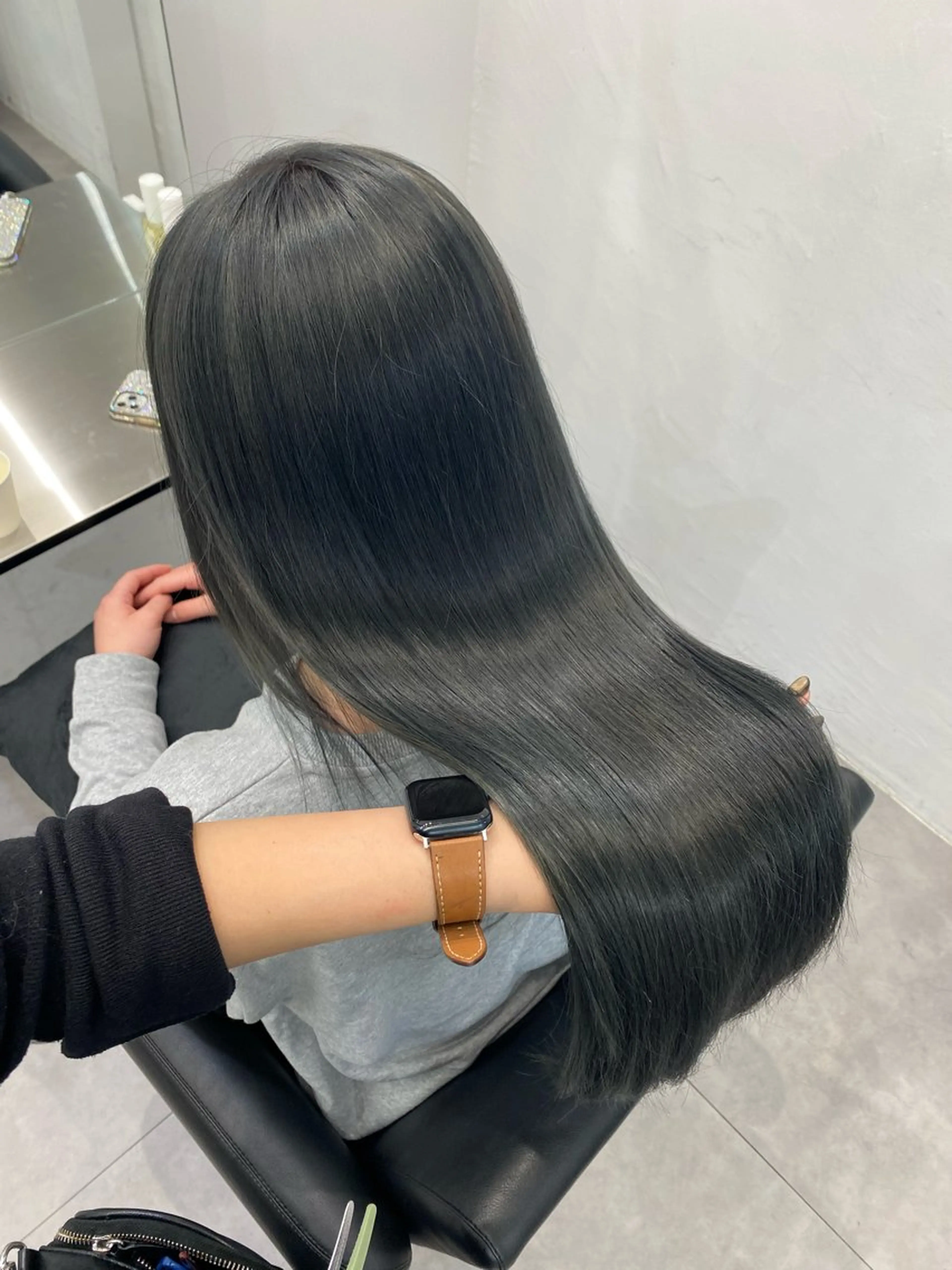 ロング カット ヘアカラー トリートメント 艶髪/縮毛矯正/ Core mikuaのヘアスタイル