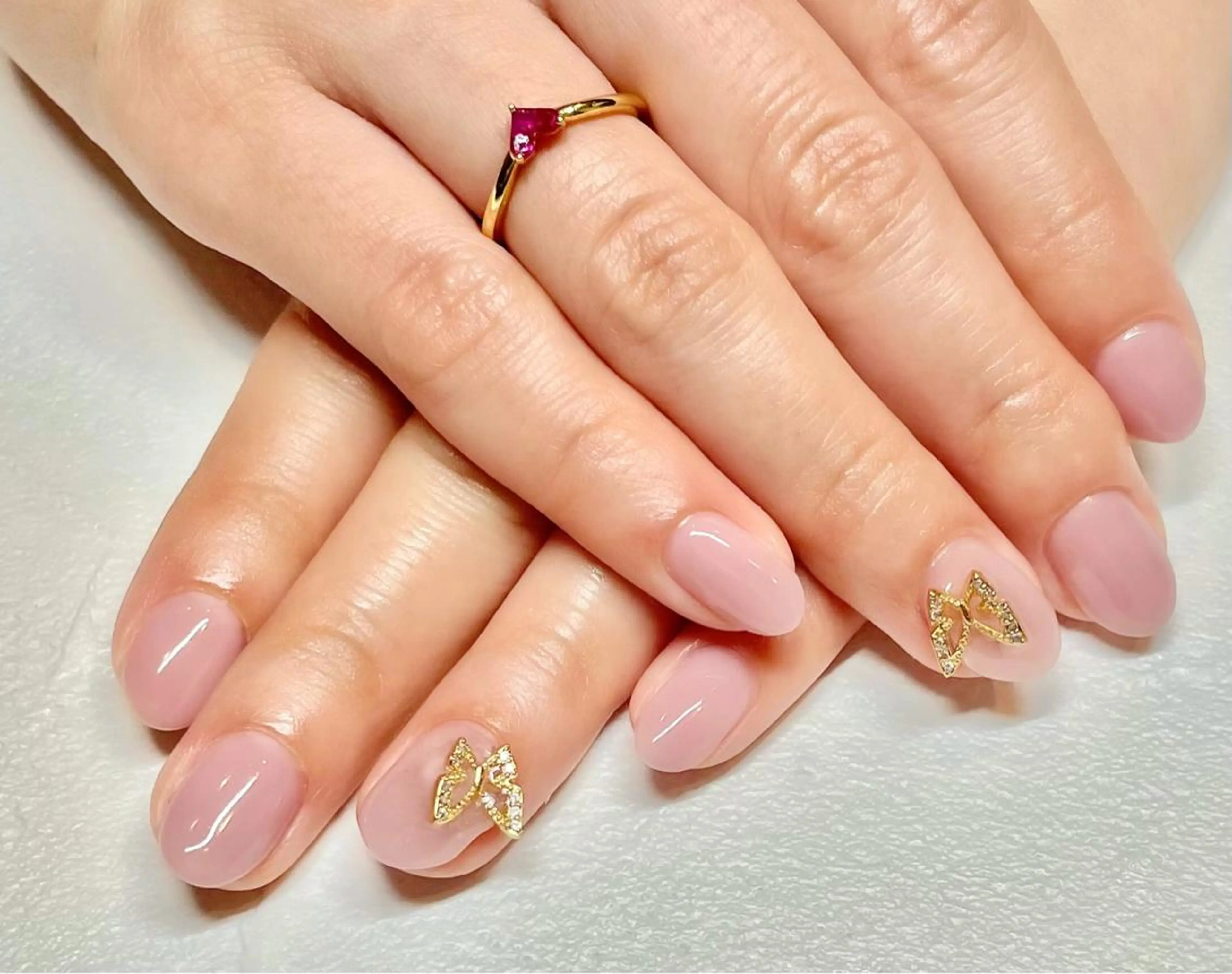 ネイル 持ち込み ワンカラーネイル ささき れいなのネイルデザイン