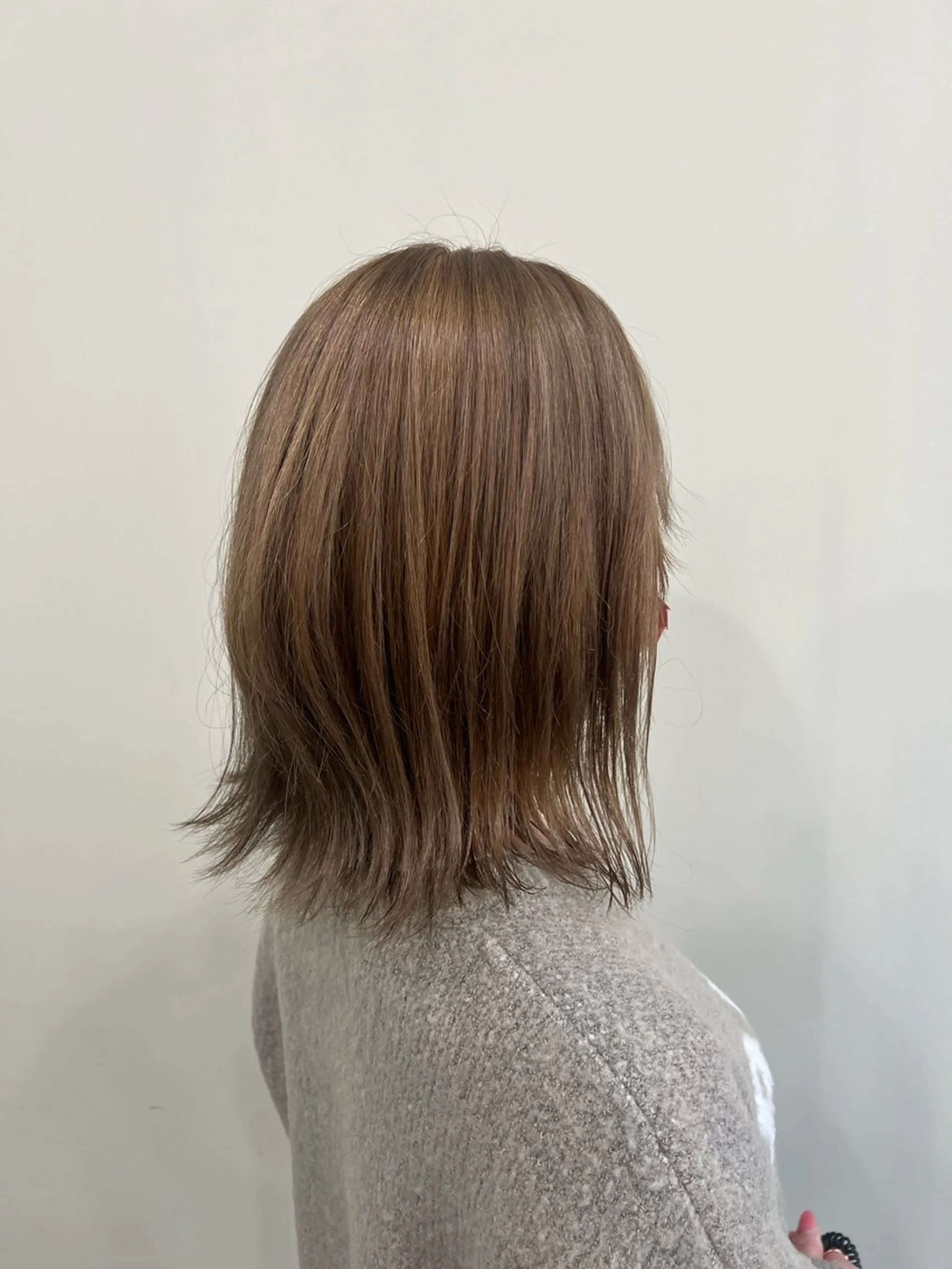 ミディアム ヘアカラー トリートメント tomu/大名/艶髪 髪質改善/透明感のヘアスタイル