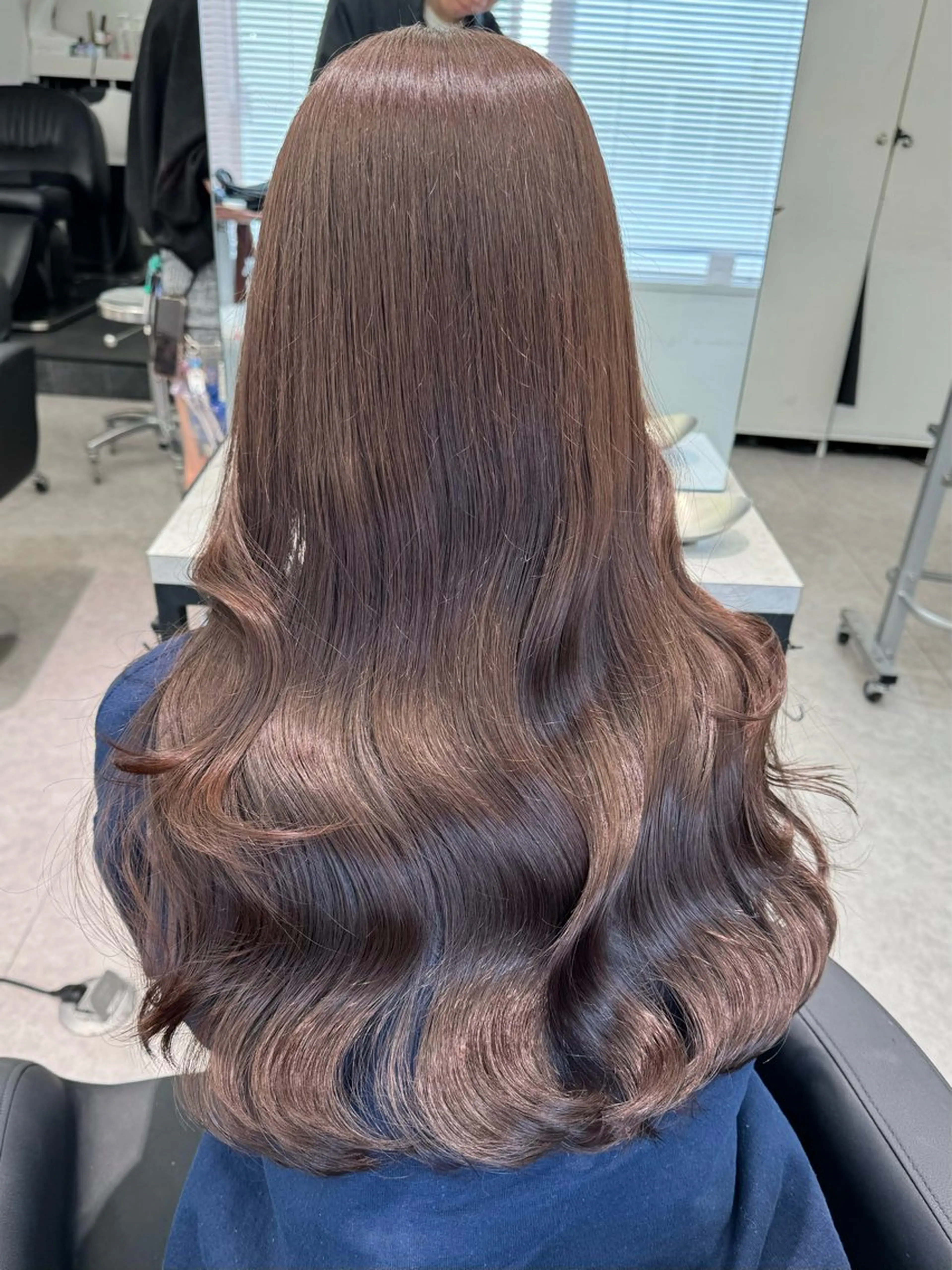 ロング カラー ブリーチ 透明感カラー ダブルカラー ブリーチなしカラー ヘアカラー トリートメント 韓国ヘア特化 TAKESHIのヘアスタイル