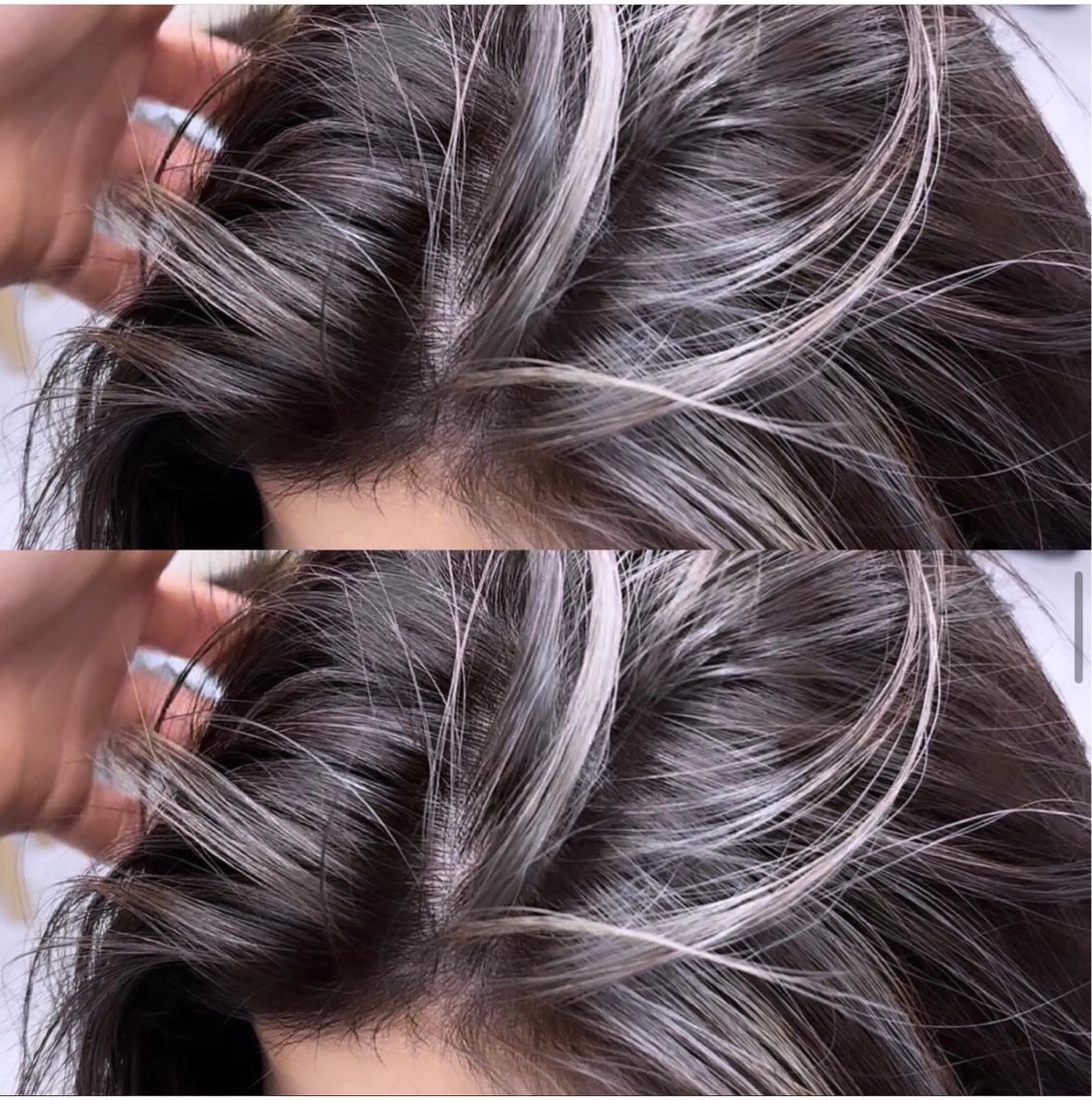 ミディアム カラー ヘアアレンジ ヘアカラー トリートメント 久米 治仁のヘアスタイル