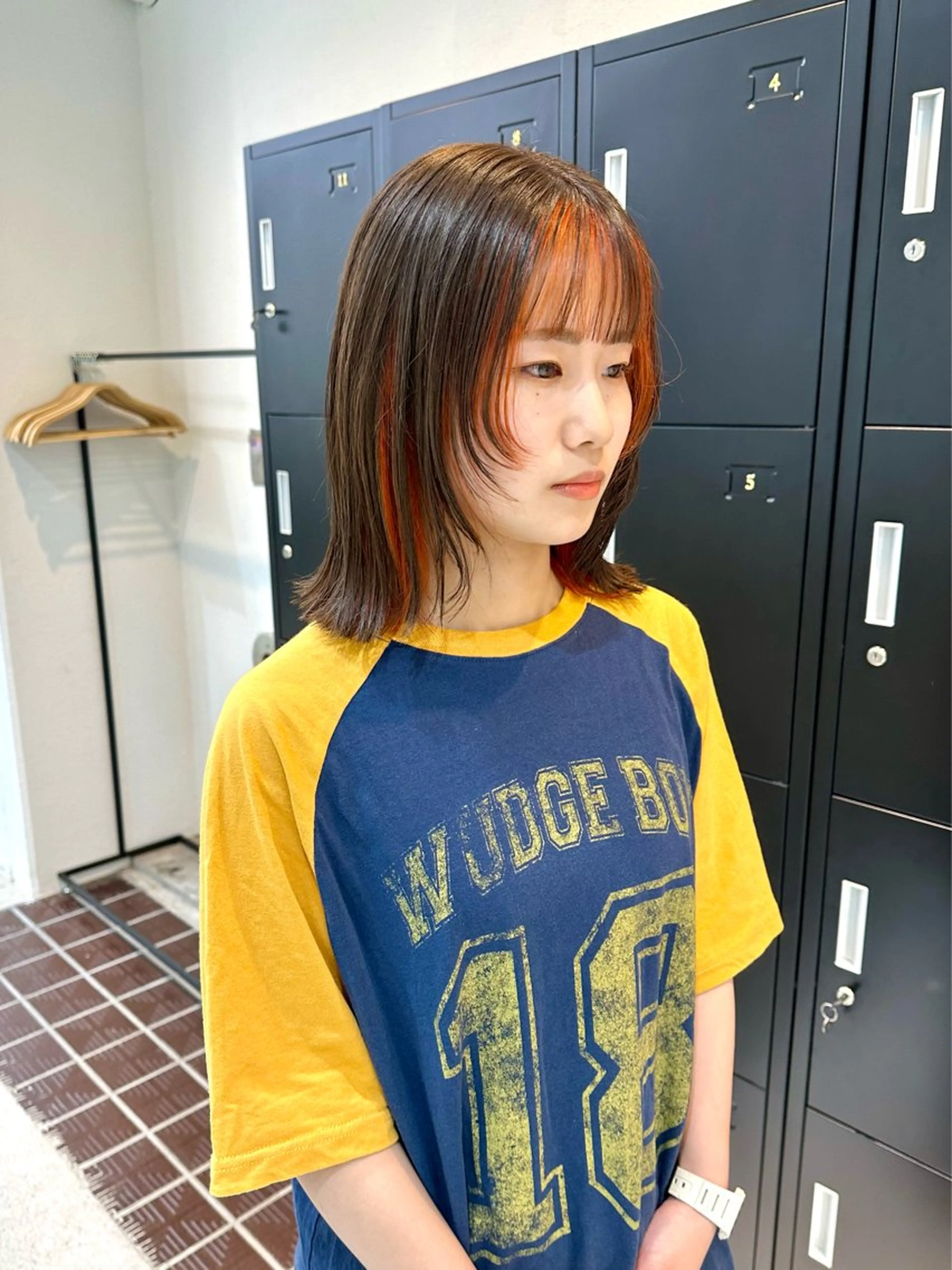 ミディアム カラー etore 矢場町 南沙希のヘアスタイル