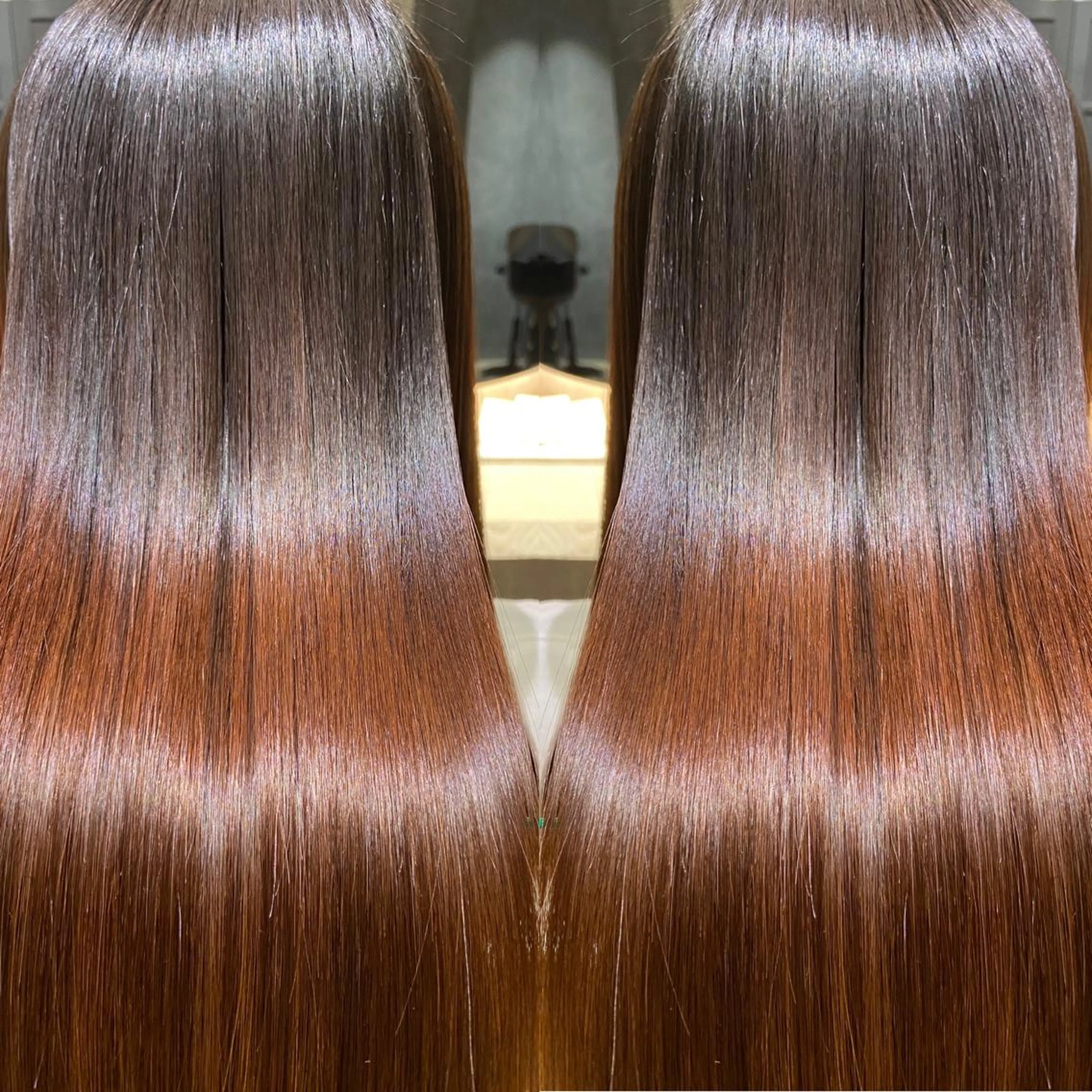 ロング 縮毛矯正 縮毛矯正 トリートメント ツバサ 髪質改善のヘアスタイル