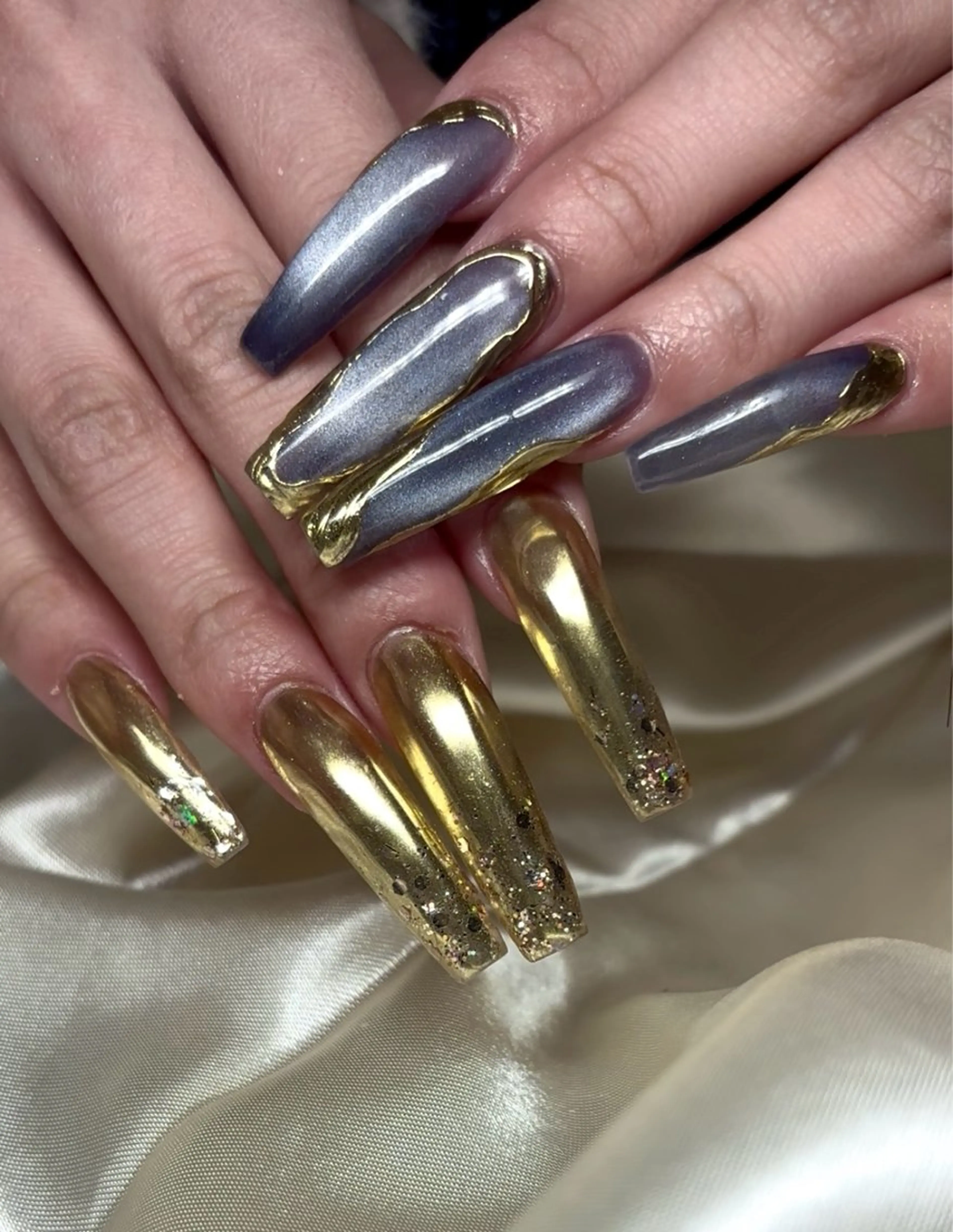 ネイル アートネイル ロングネイル ミラーネイル ハンドネイル Nail Salon Liara所属・NailSalon Liaraのネイルデザイン