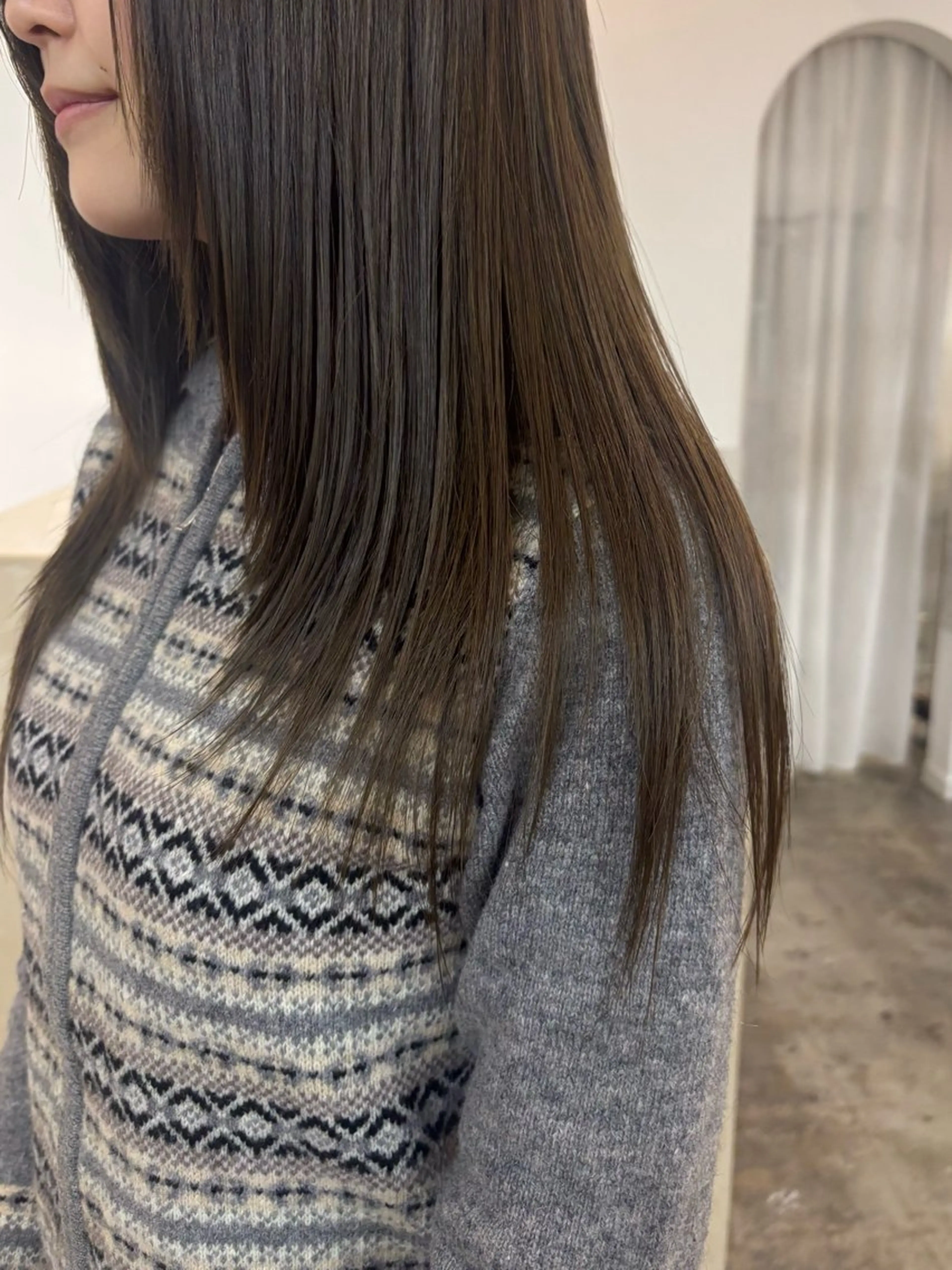 ロング カラー ヘアカラー Terve. 梅沢 彩菜美のヘアスタイル