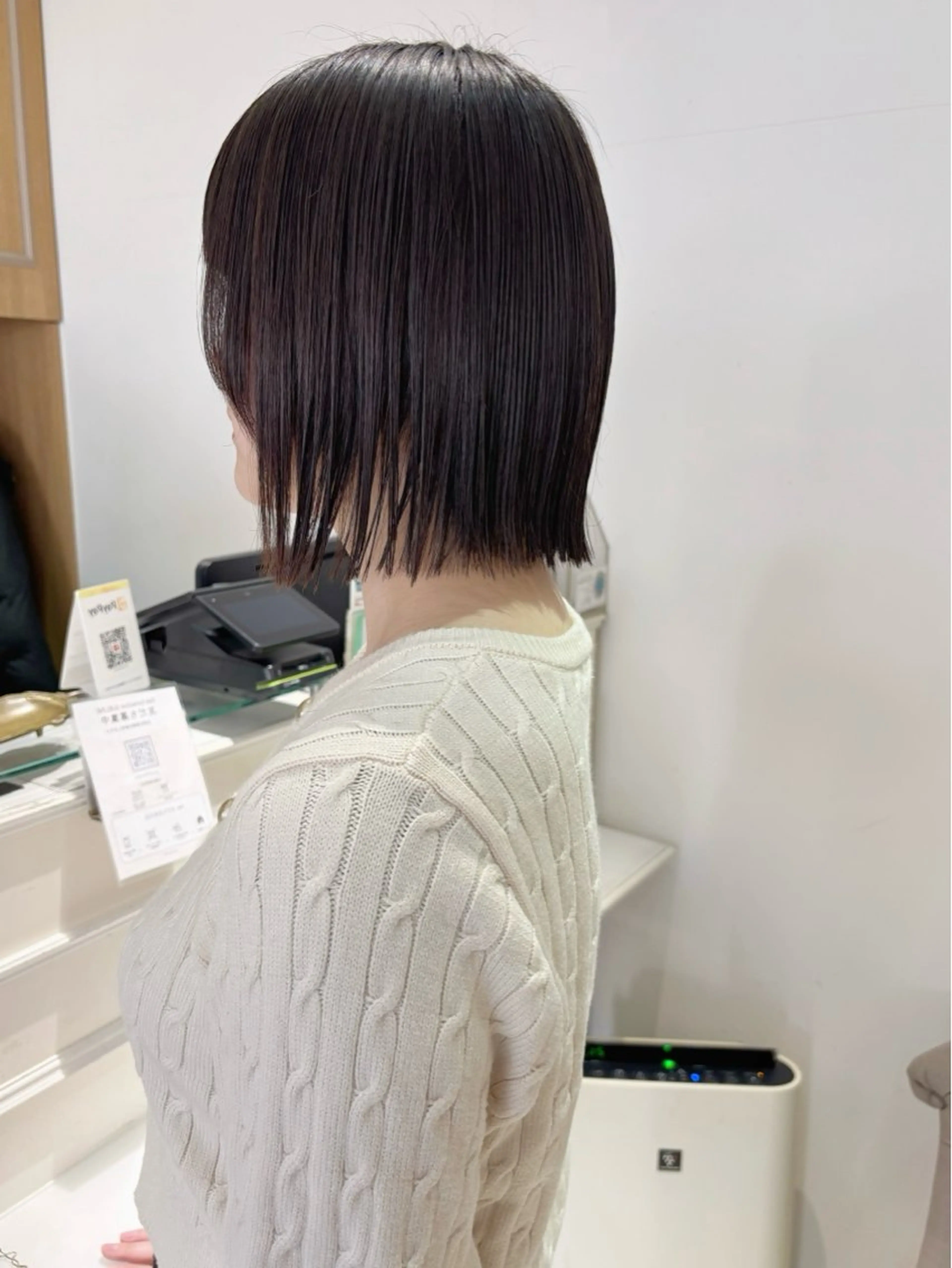 ショート カット 縮毛矯正 トリートメント 齋藤 咲のヘアスタイル