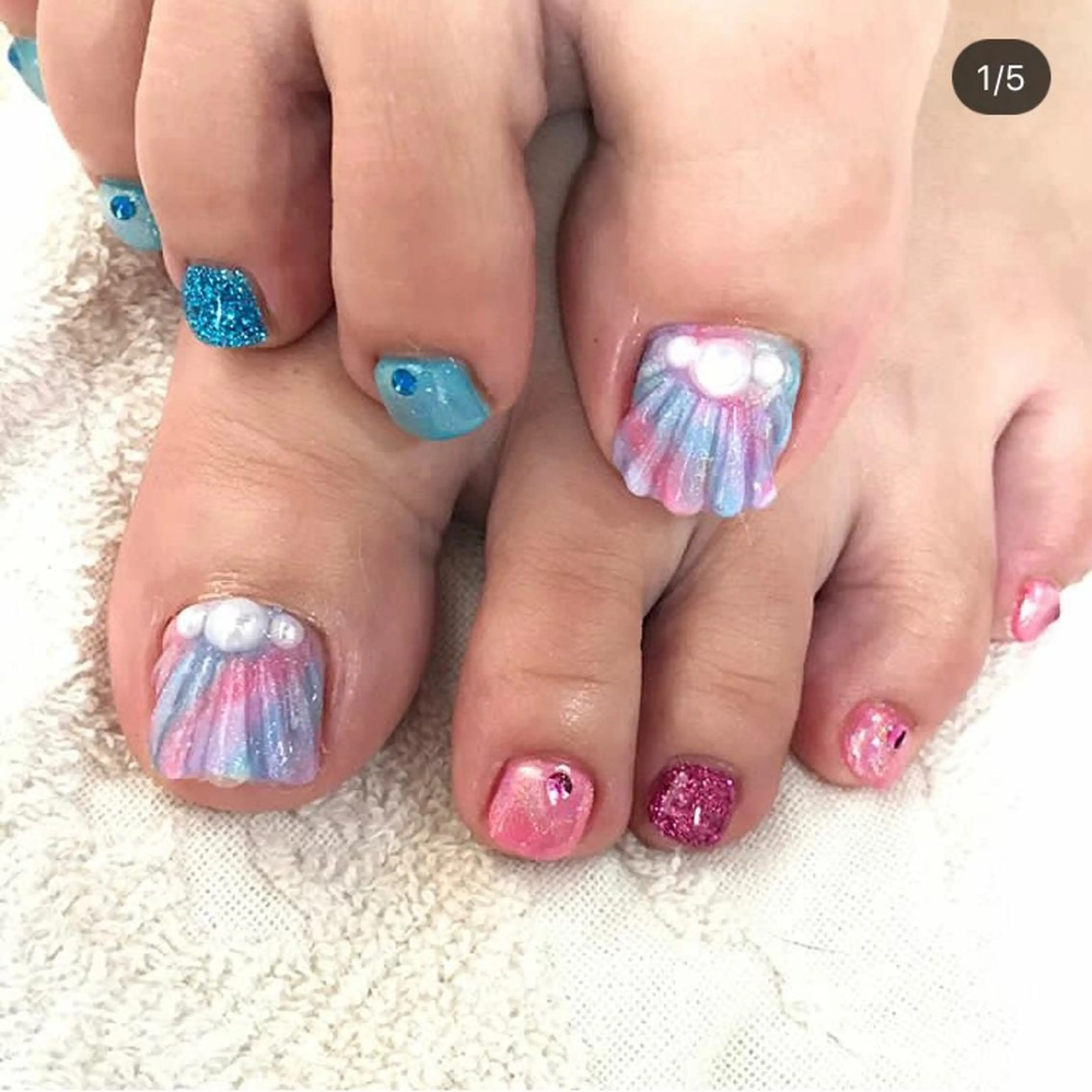 ネイル フットネイル 渋谷ビュレネイル Kaoruのネイルデザイン