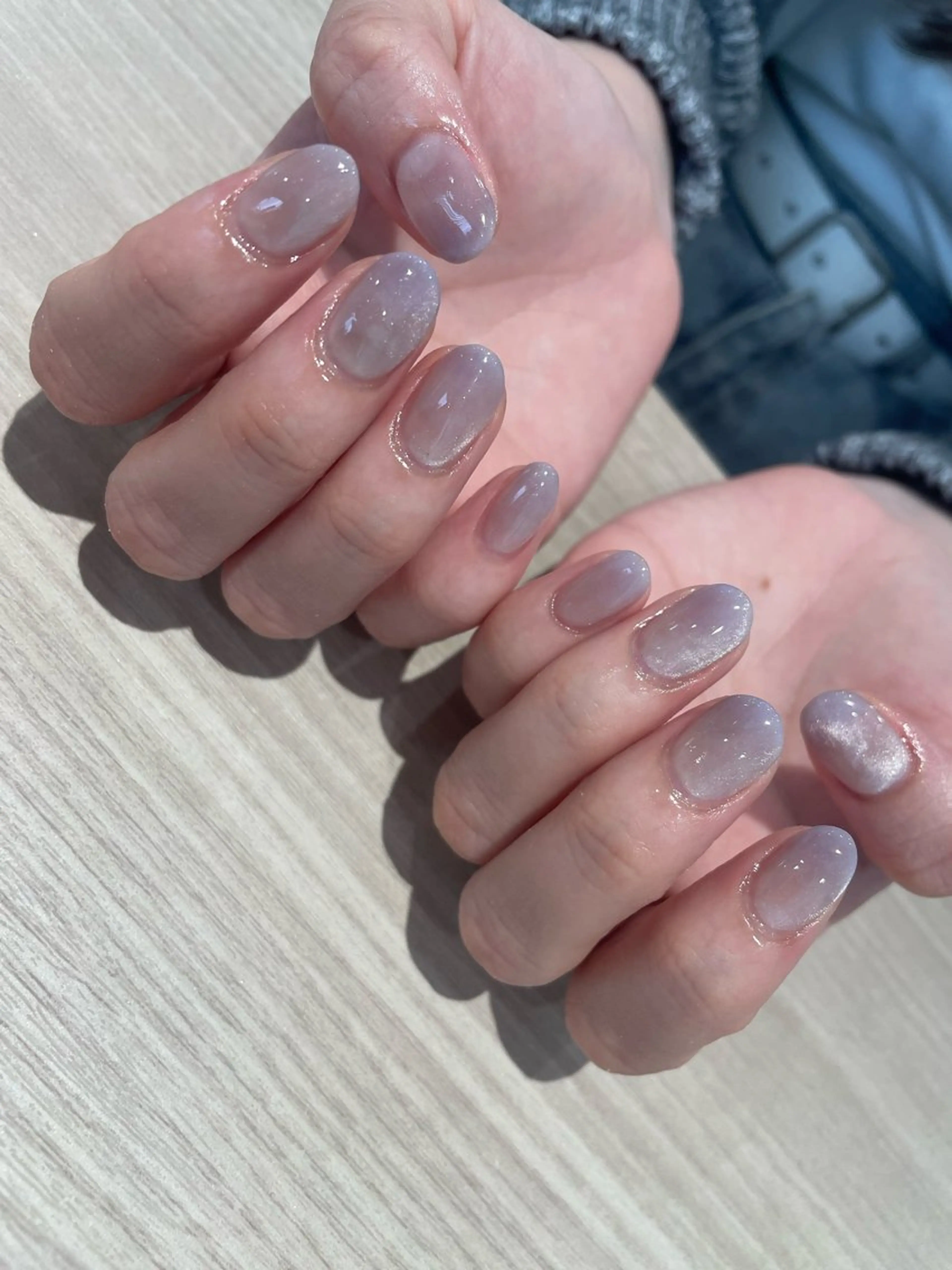 ネイル マグネットネイル ニュアンスネイル ワンカラーネイル パステルネイル スカルプネイル mallee nailのネイルデザイン