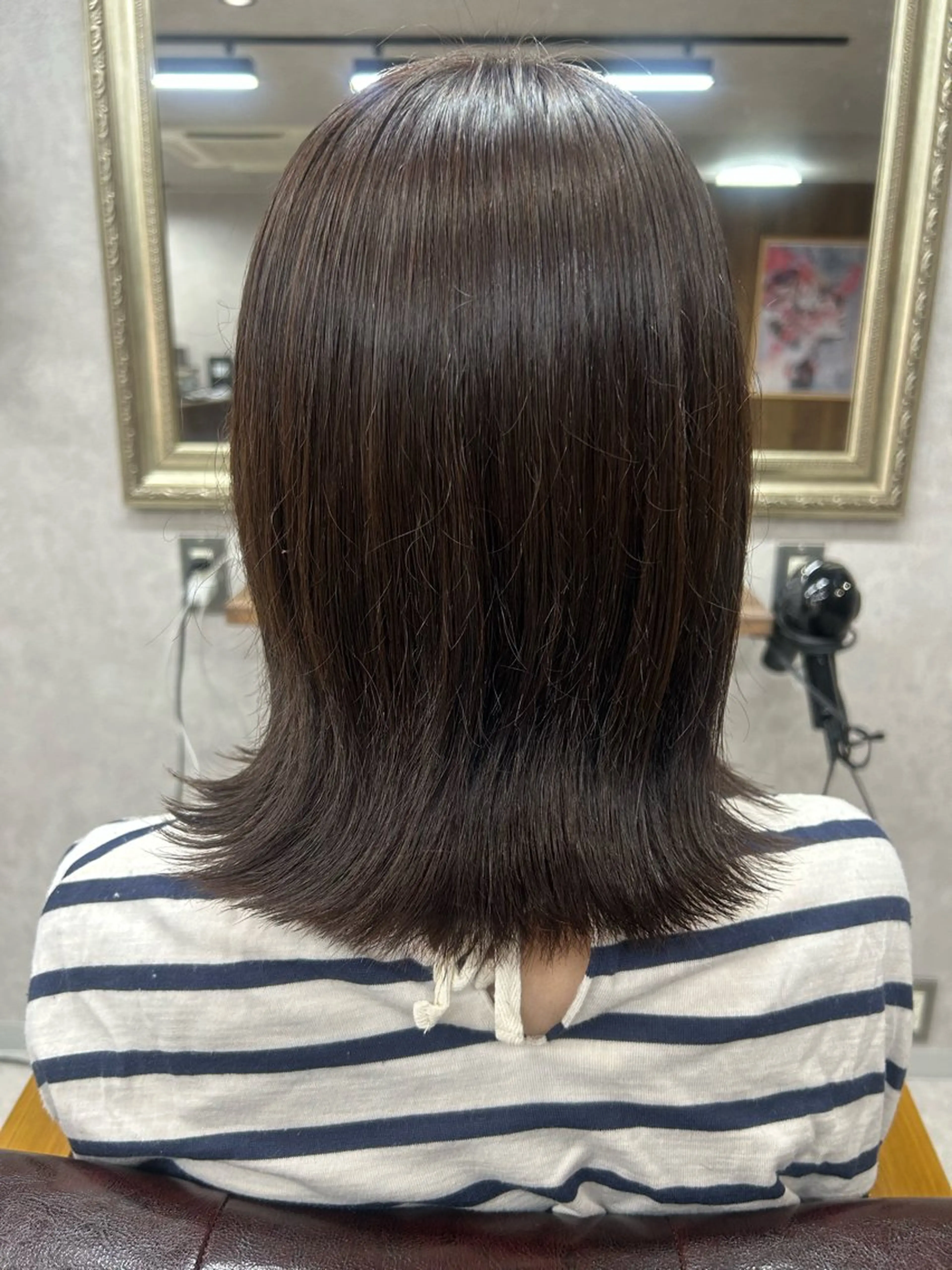 セミロング カラー カット ヘアカラー トリートメント Lien 深井店のヘアスタイル