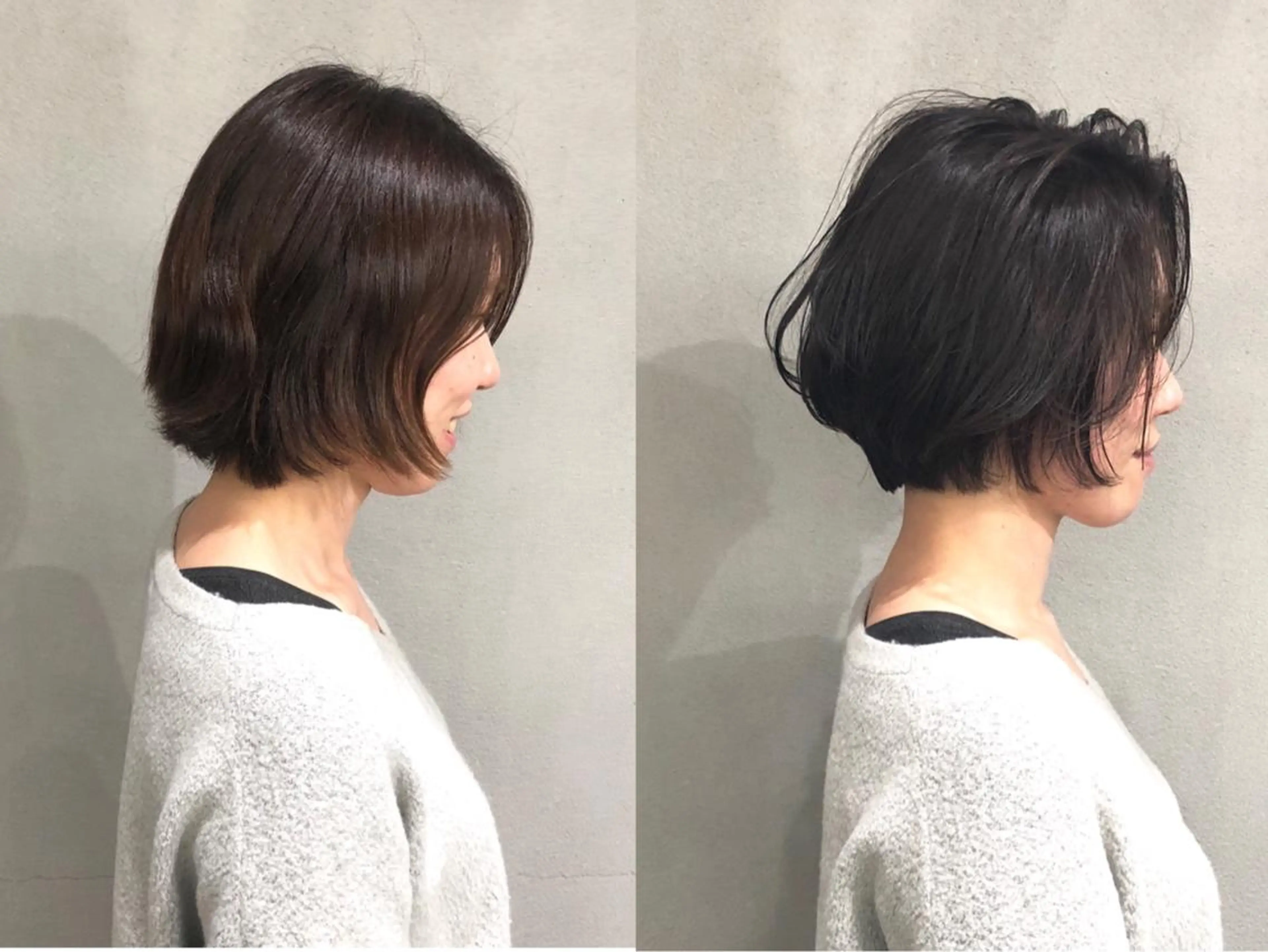 ショート カラー ショートボブ ボブ くびれヘア ショートヘア カット ヘアカラー ボブ/ショート/ 白髪染め/メンズ葛西のヘアスタイル