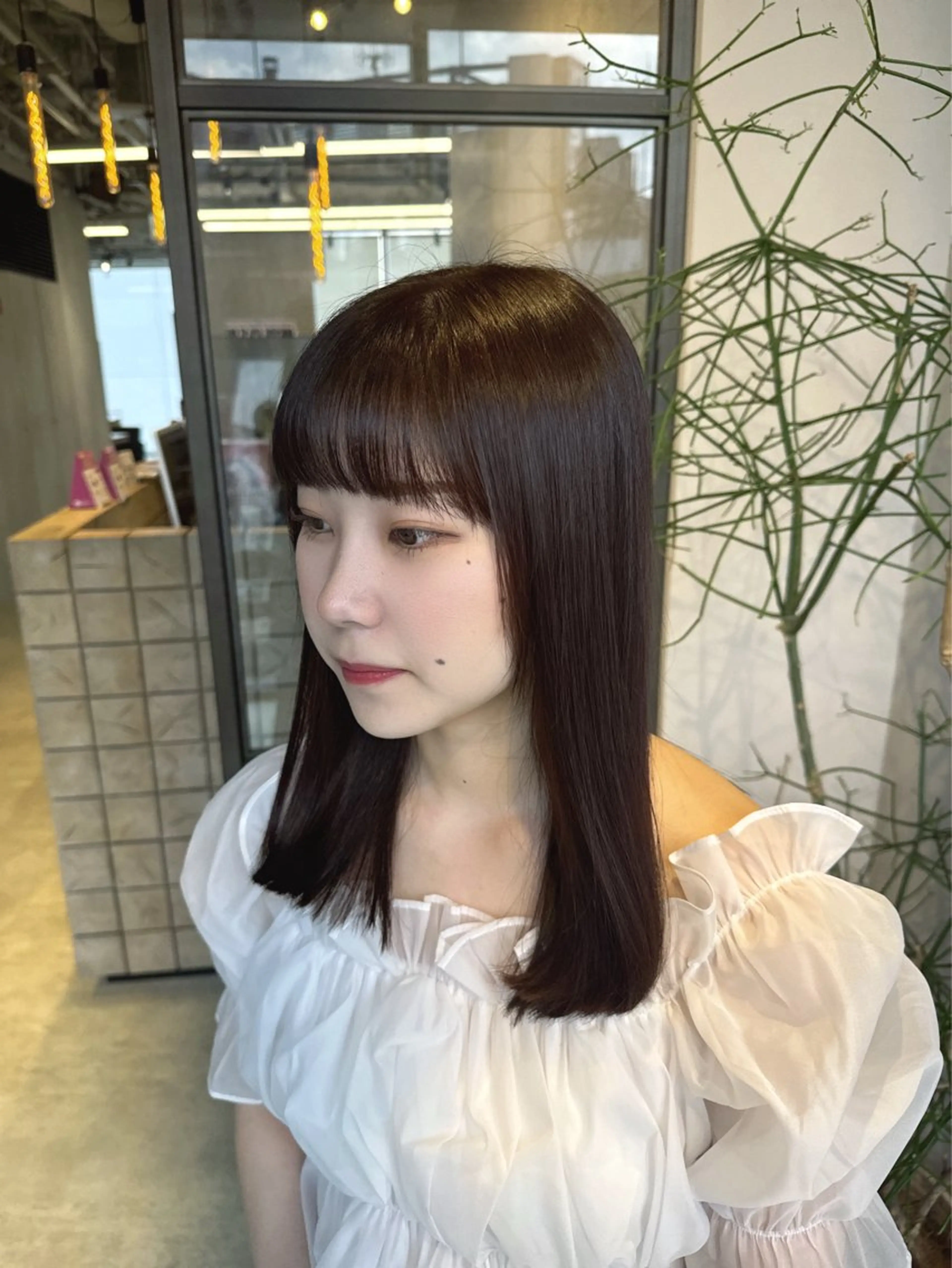 カラー ブラウンカラー ラベンダーカラー カット ヘアカラー トリートメント 透明感カラー✨艶髪 制作🌱山根あゆみのヘアスタイル