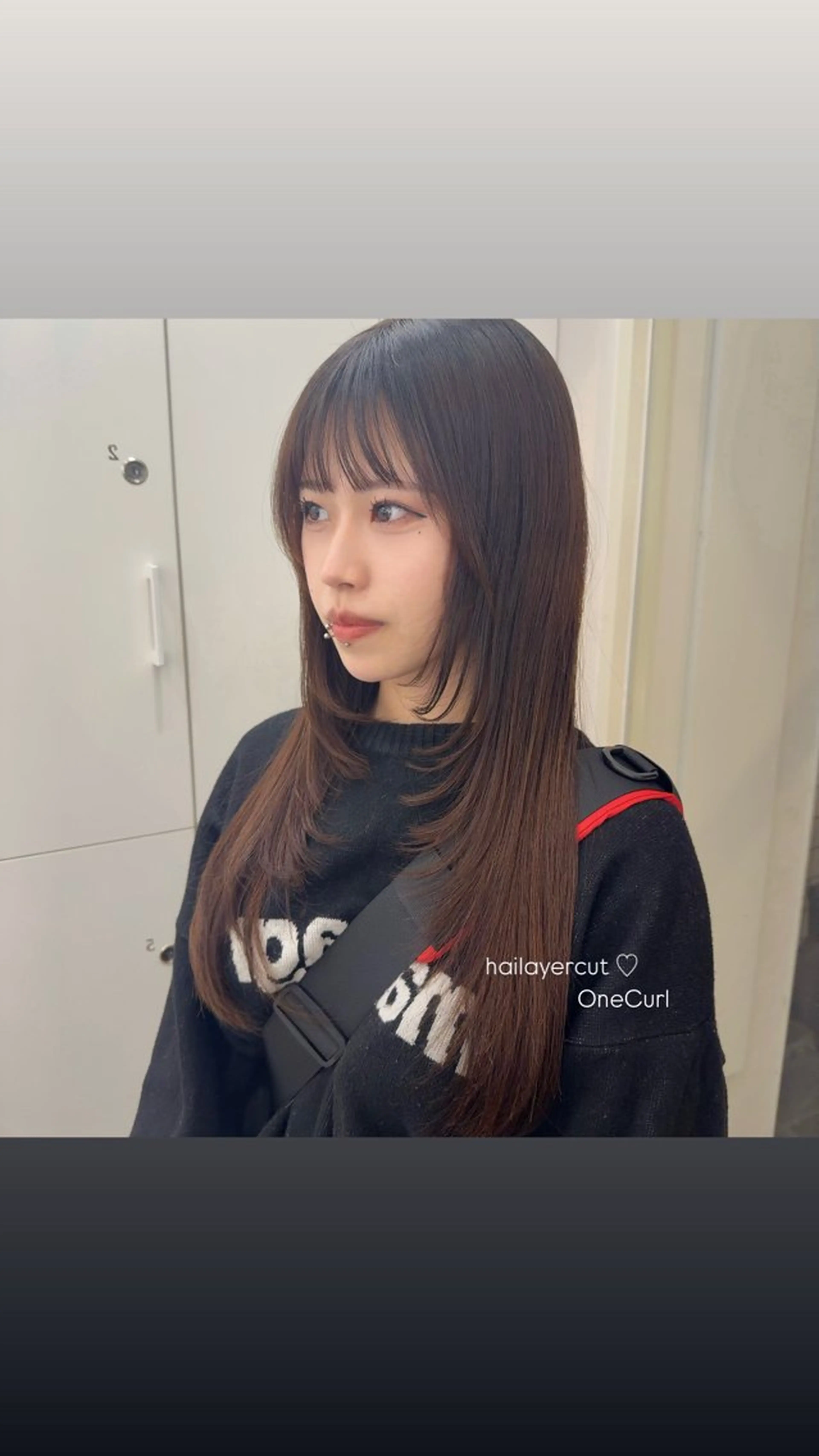 ロング カット ParveMix 🩶🫧入江 香名のヘアスタイル