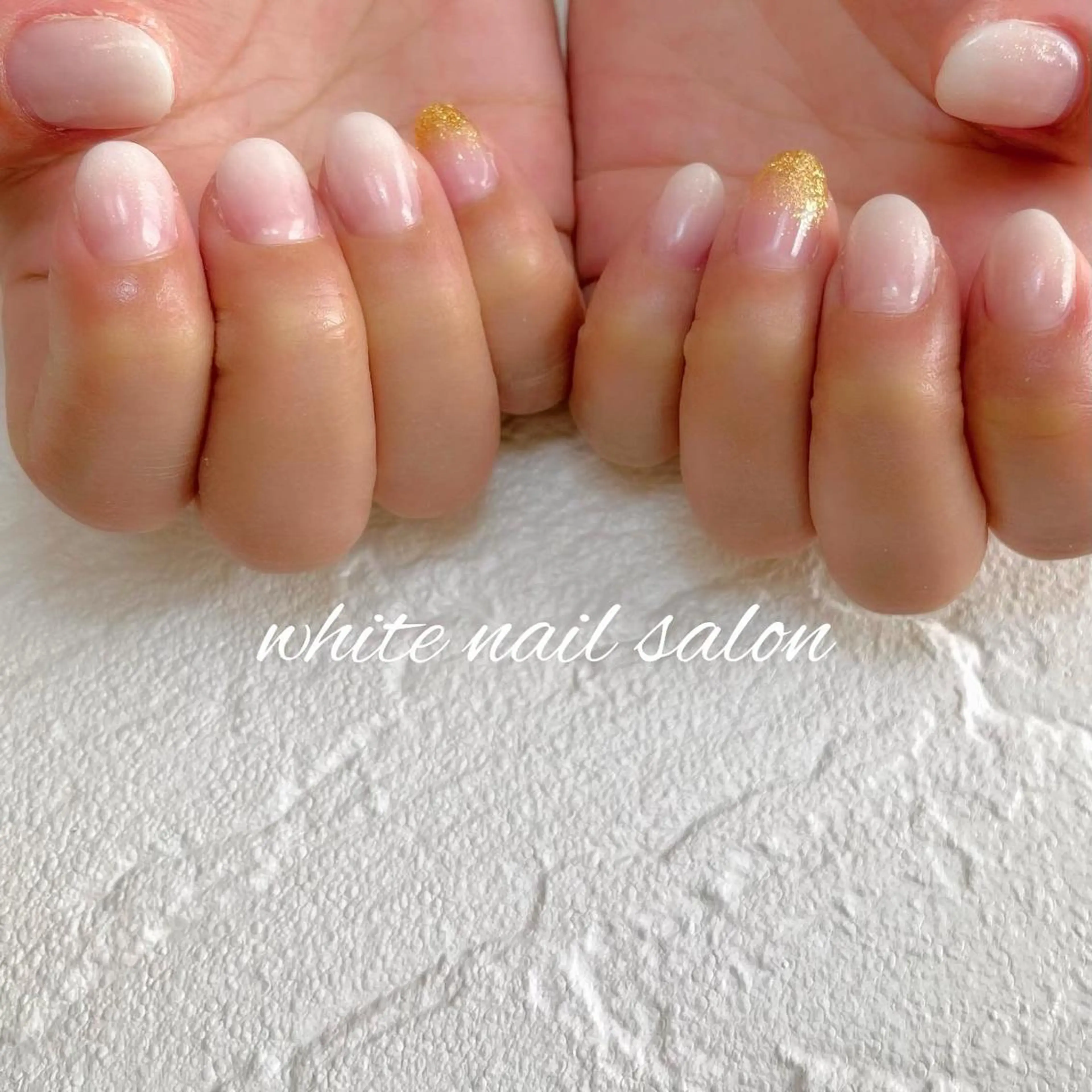 ネイル フットネイル ジェルネイル ハードジェル ラメ(グリッター) 持ち込み ハンドネイル white nail salonのネイルデザイン