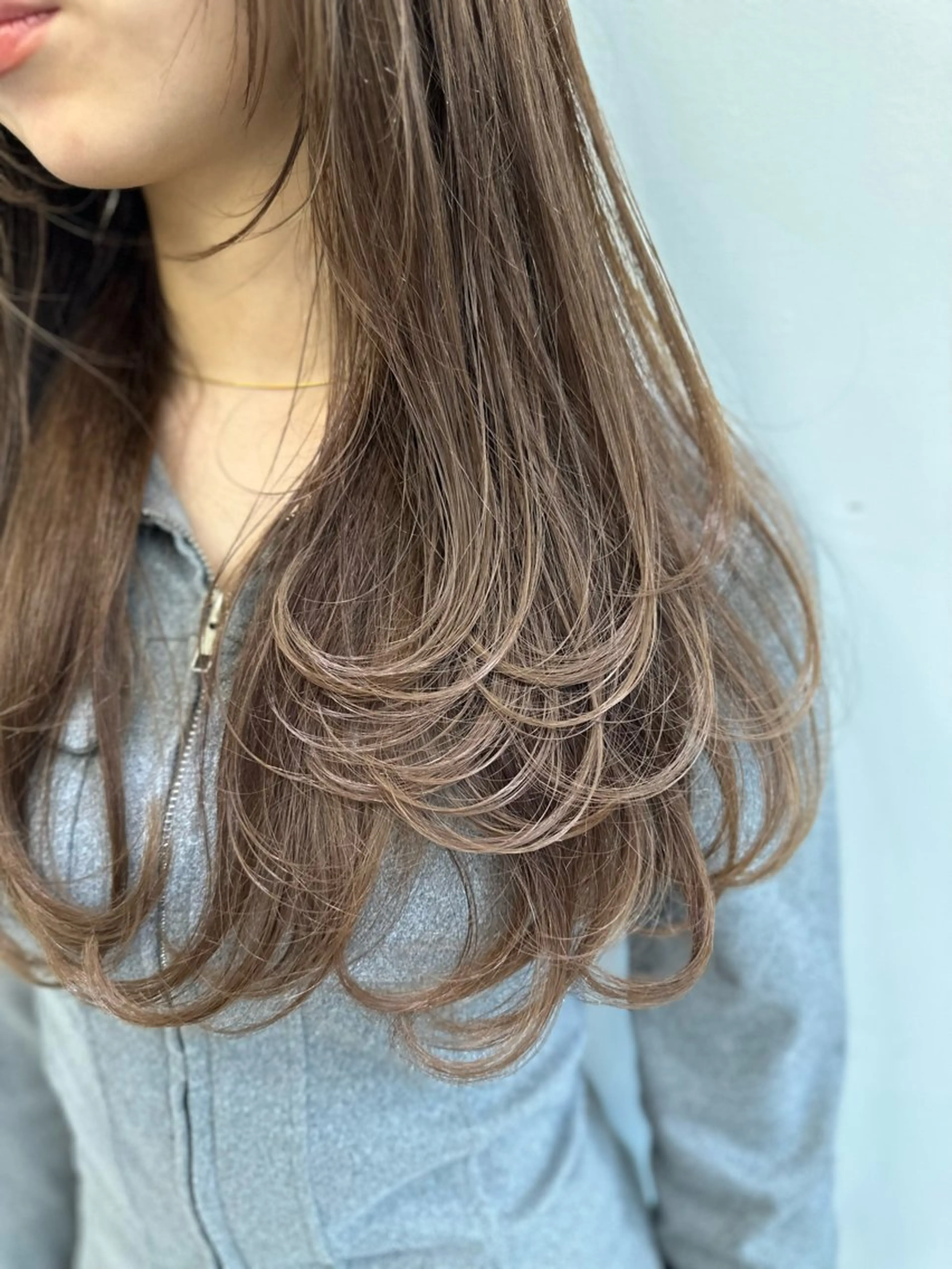 セミロング カラー ヘアアレンジ カット ヘアカラー トリートメント ヘッドスパ ヘアセット 前髪顔まわりカット 🌈中村海聖のヘアスタイル