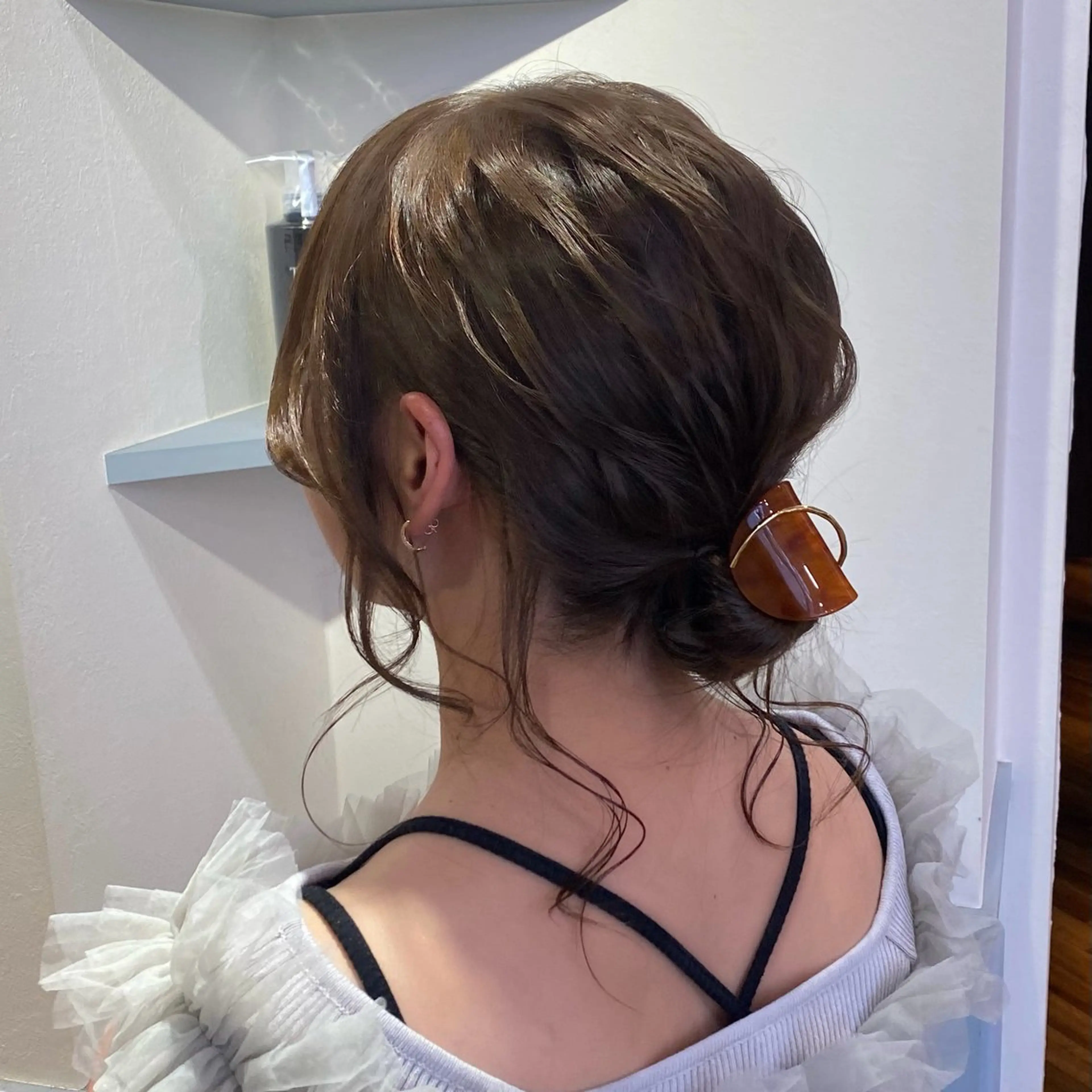 ミディアム カラー eclart ayaのヘアスタイル