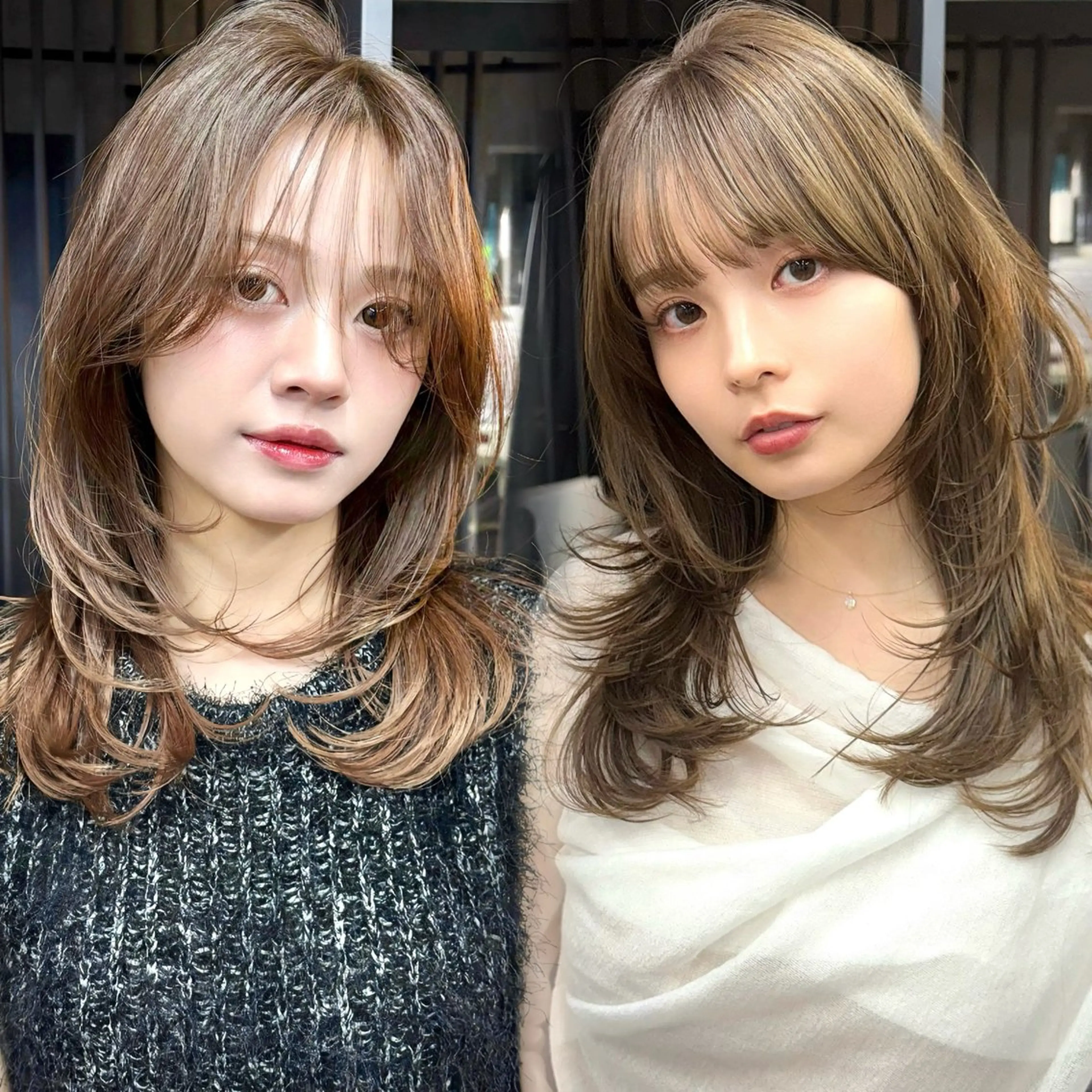 〈パーソナルカラー診断付〉レイヤーカット+ワンカラー+内部補修トリートメントの写真