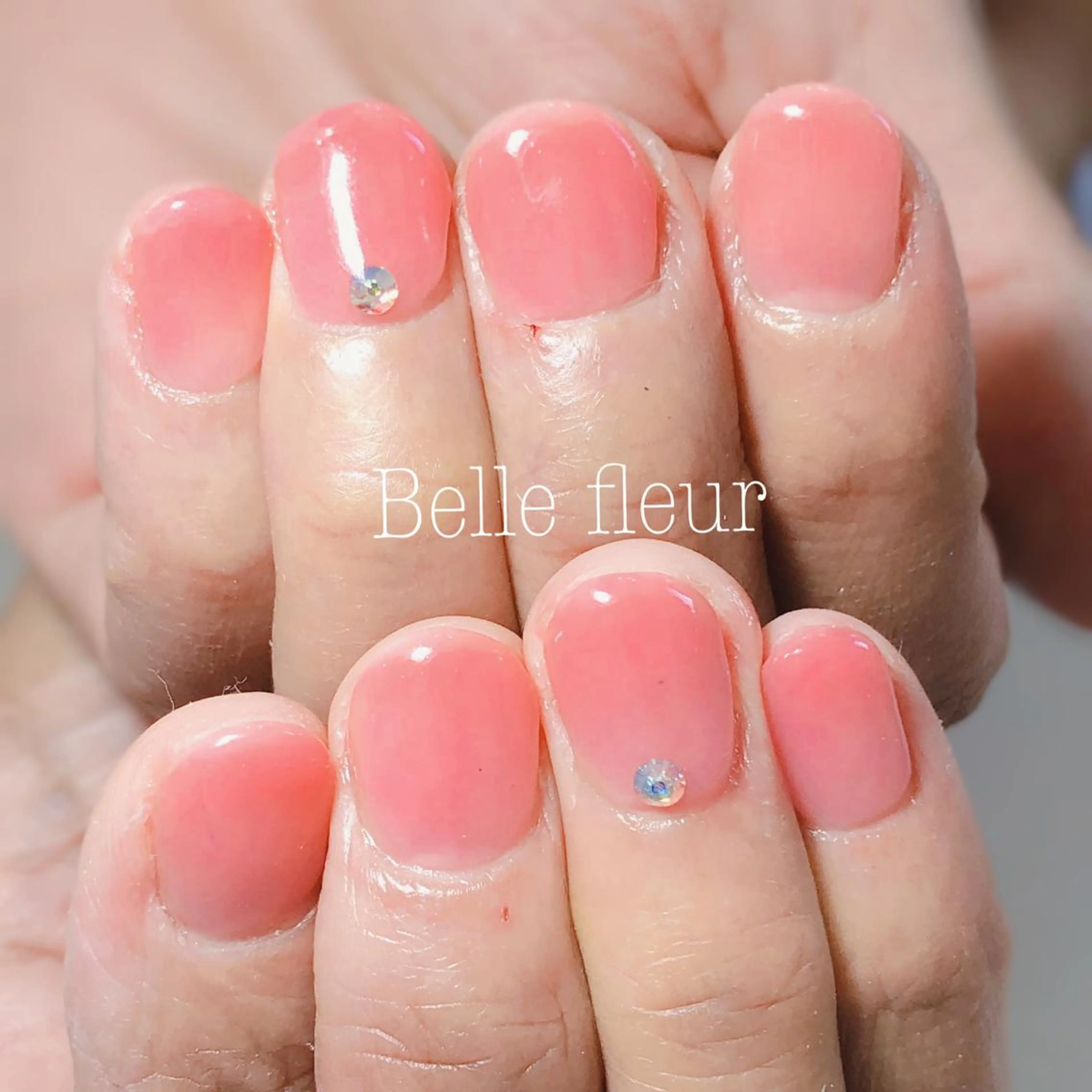 ショート ネイル Belle fleurのネイルデザイン