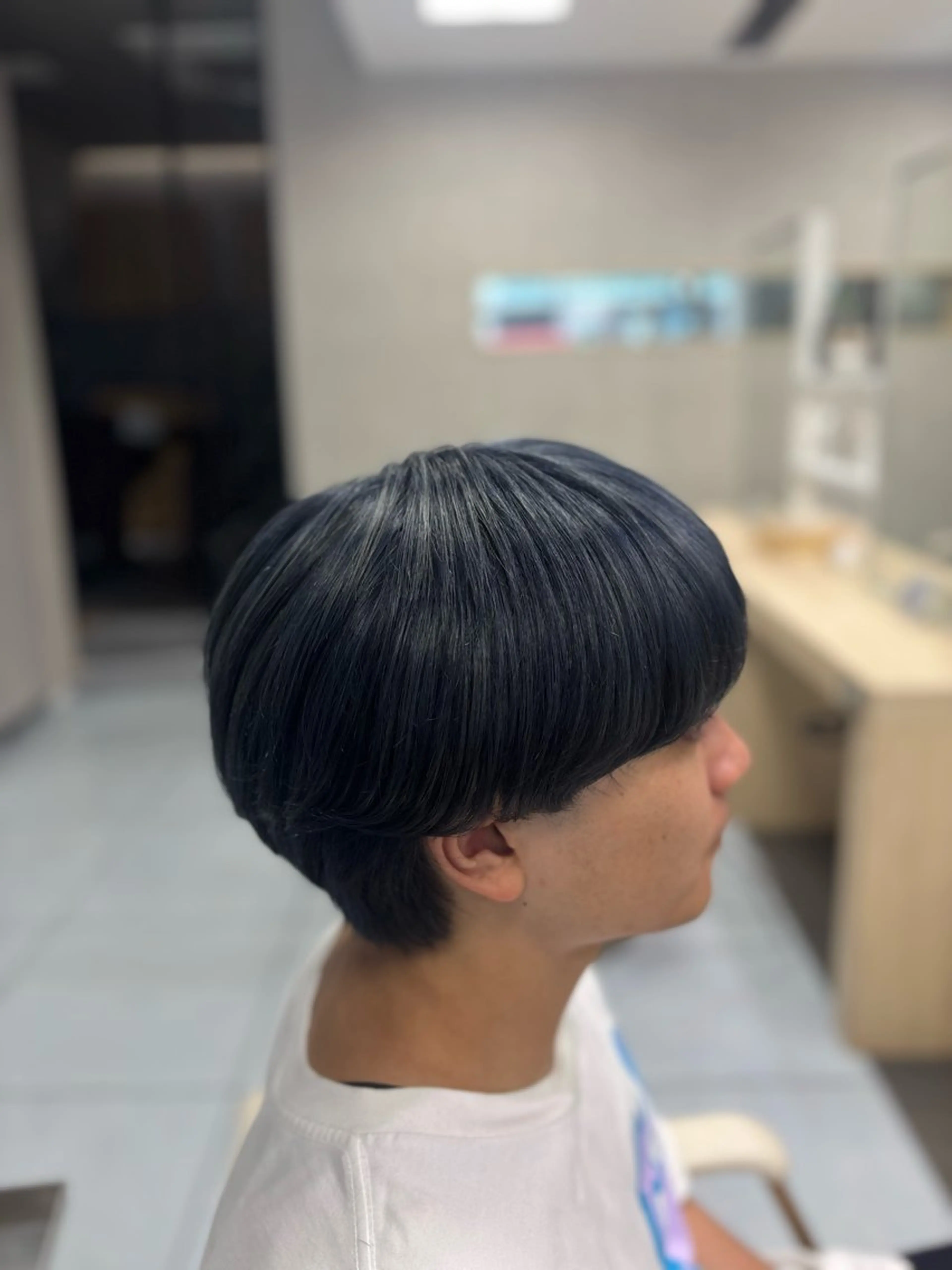 ショート カラー メンズ ヘアカラー メンズ特化韓国風 パーマスタイル/りんのヘアスタイル