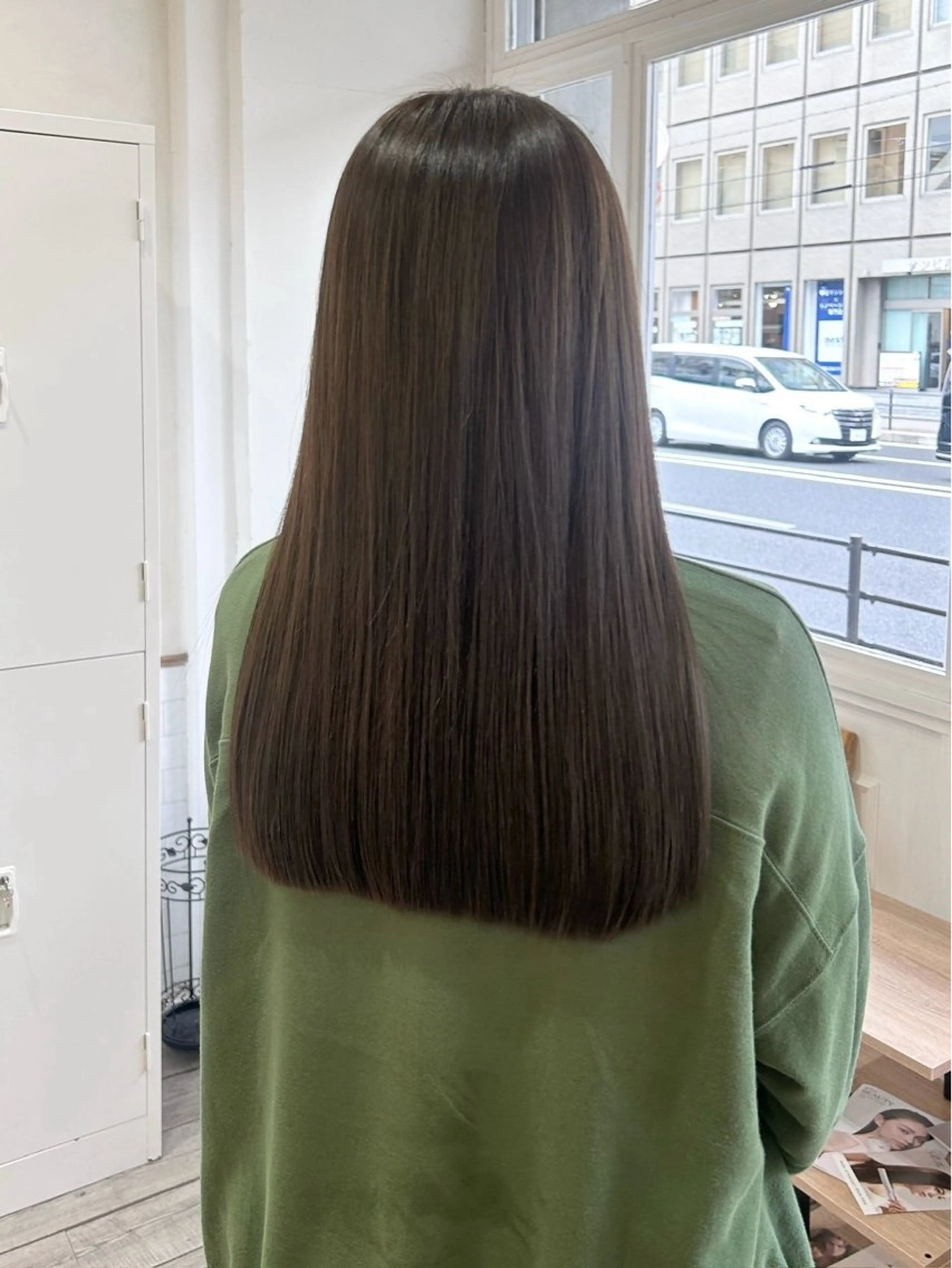 ロング カット 🧼ROMEO京橋店 岡﨑桃花🧼のヘアスタイル