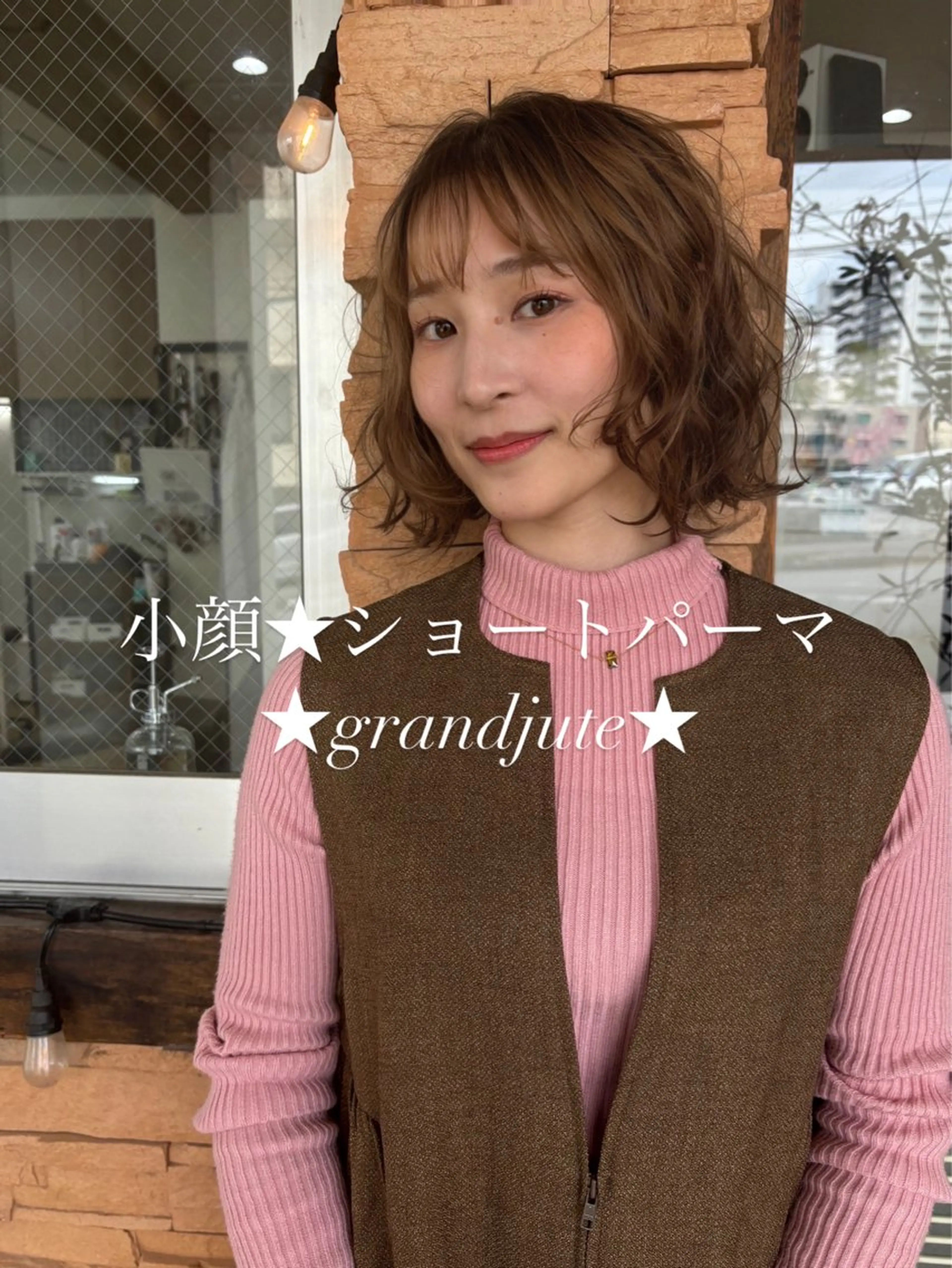 ショート カラー イルミナカラー カット ヘアカラー grand juteのヘアスタイル