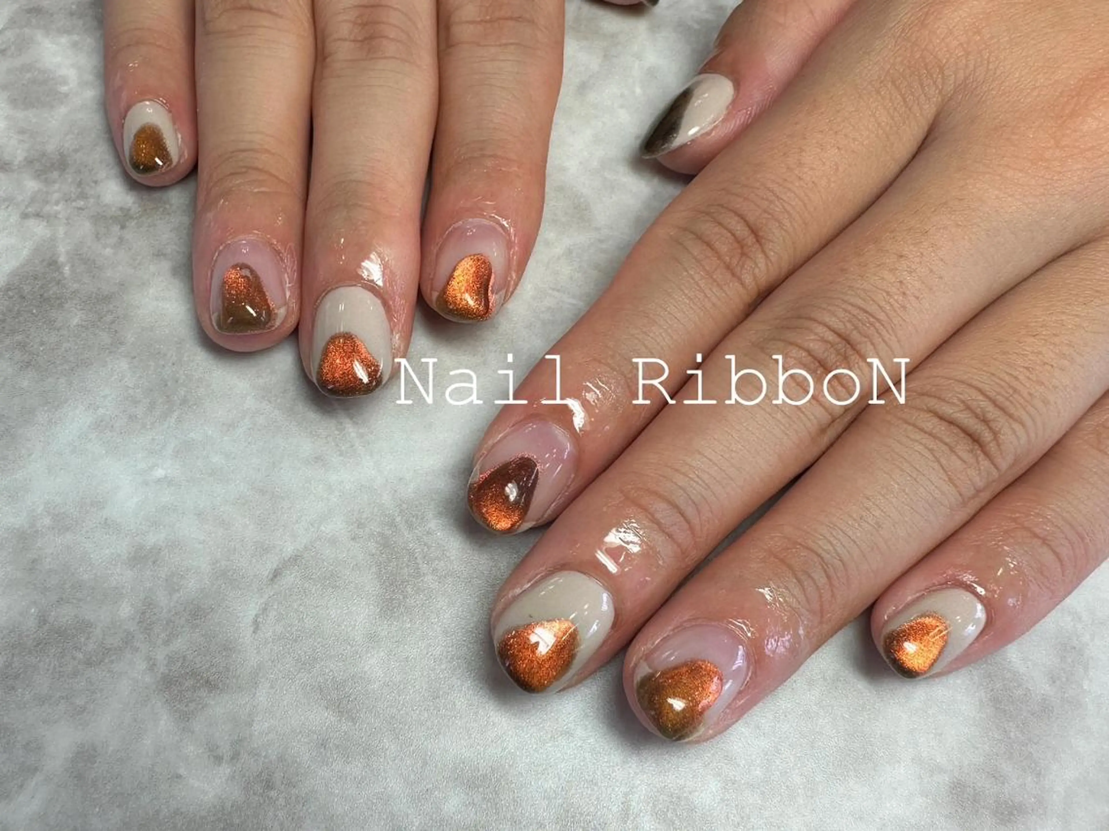 ネイル ネイルリボン 石田のネイルデザイン