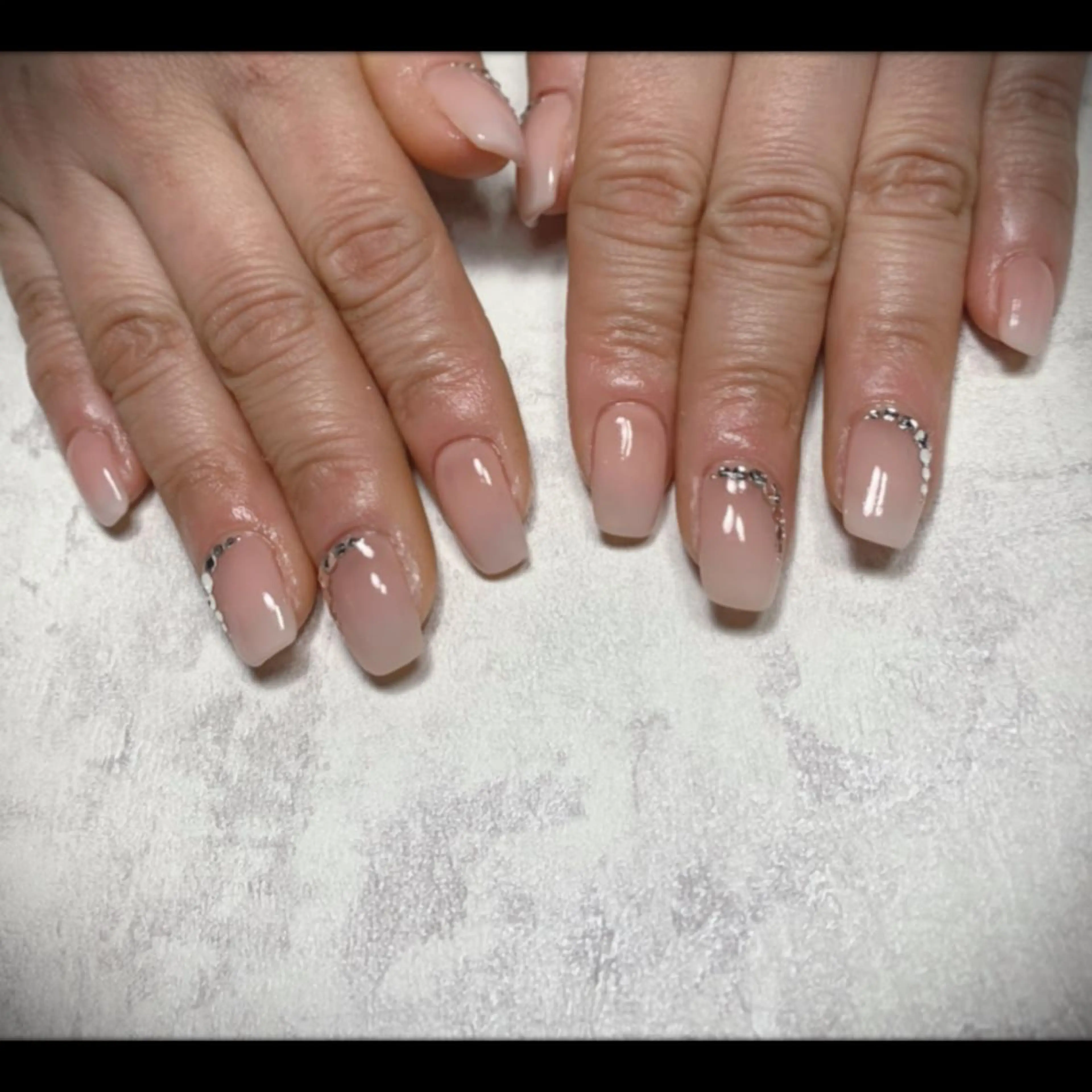 ネイル グラデーション フットネイル M nail 市原市ちはら台のネイルデザイン