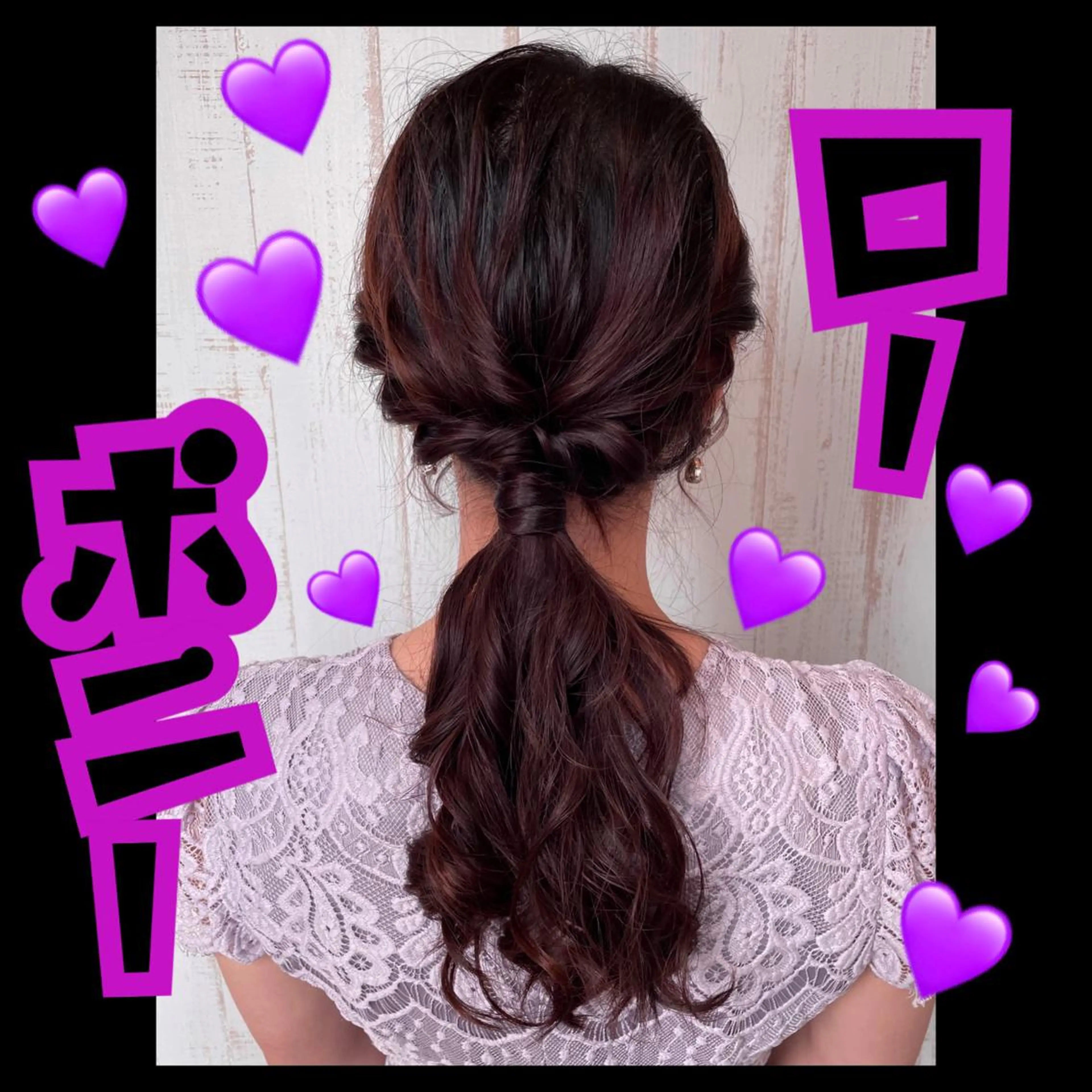 ロング ヘアアレンジ 結婚式・ブライダル ヘアセット Neo hair 谷町9丁目店所属・J (ジュリ)のヘアスタイル