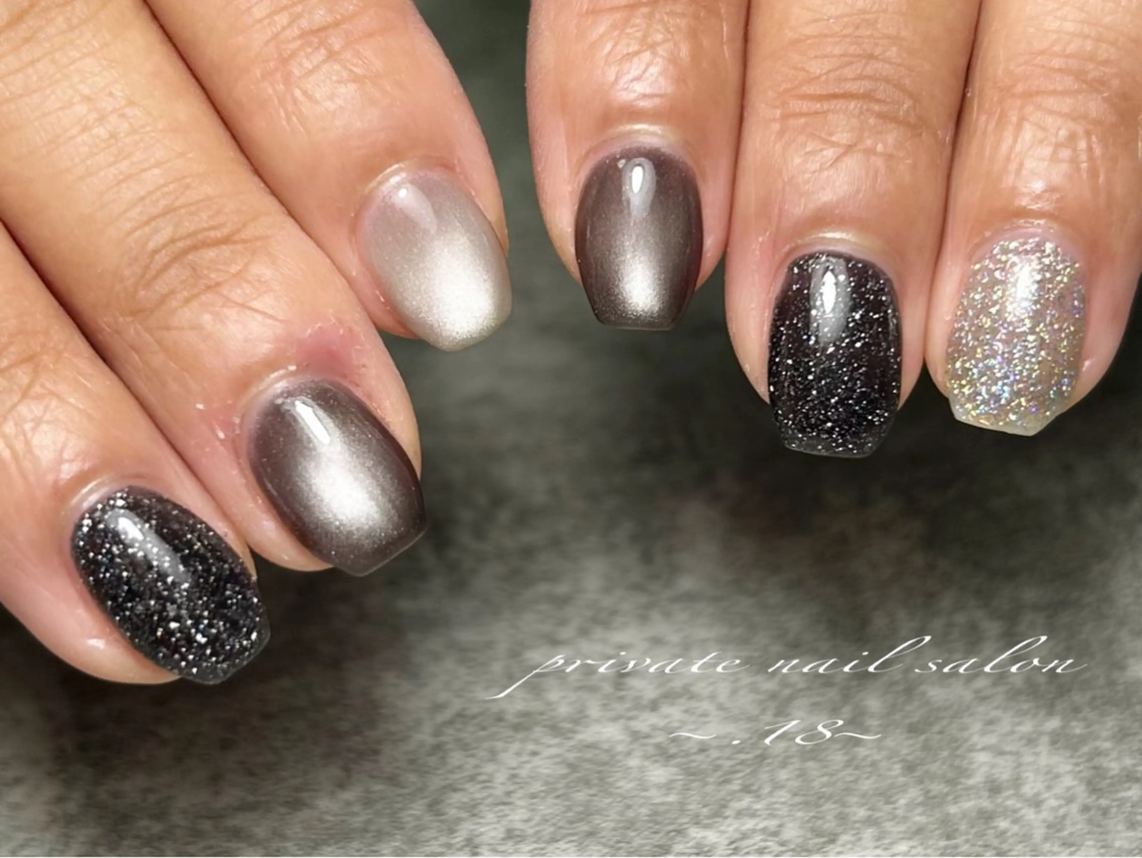 ネイル 長さ出し ジェルネイル 持ち込み パラジェル private nail salon〜.18〜所属・.18 〜のネイルデザイン