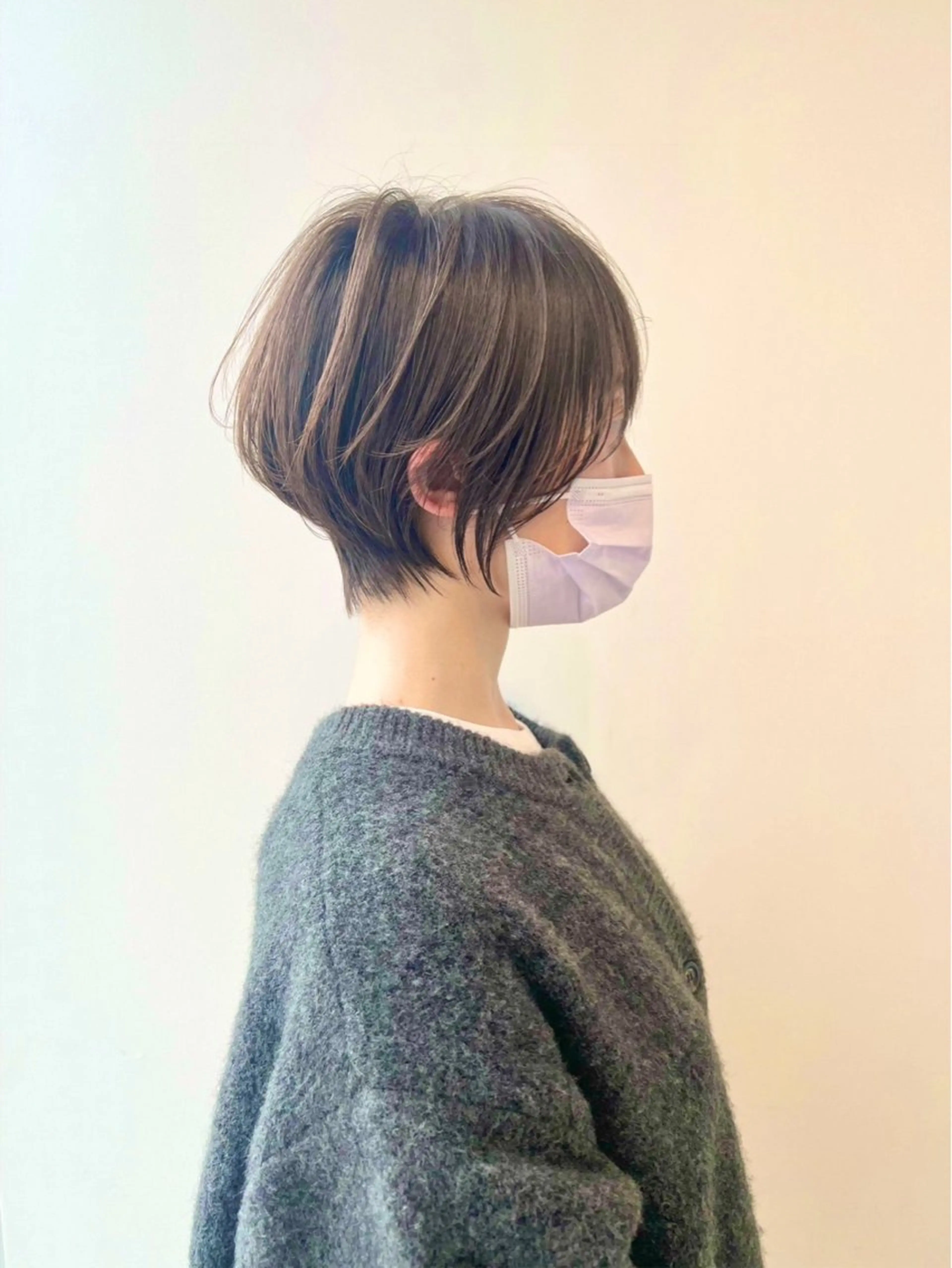 ショート カラー ⭐️小顔ショート⭐️ 大鷲拓海のヘアスタイル