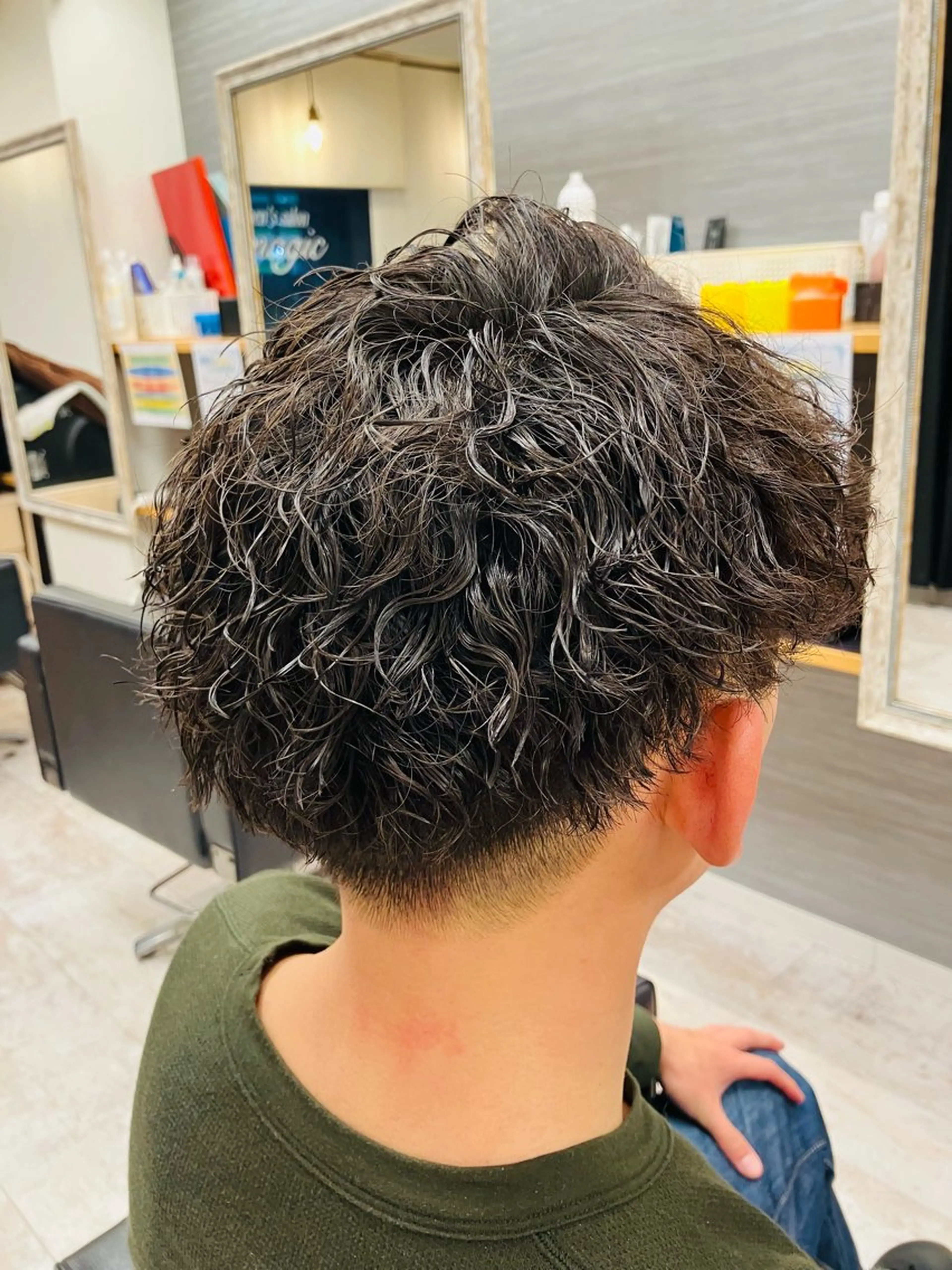 パーマ メンズ カット パーマ メンズ特化/パーマ/ フェードWATARUのヘアスタイル