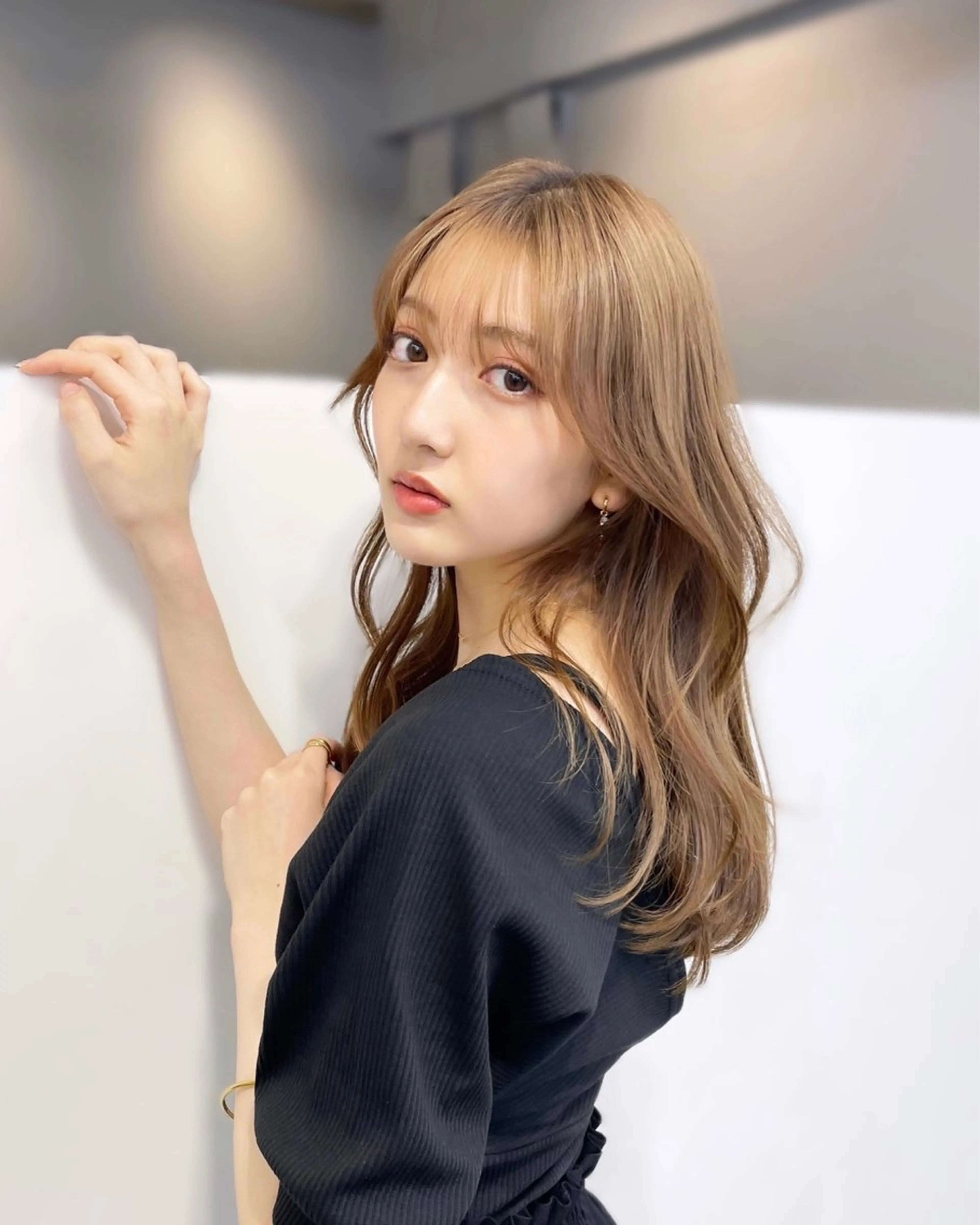 ミディアム カラー カット ヘアカラー トリートメント 🦋韓国系指名No1 店長/圓山 祐也🦋のヘアスタイル