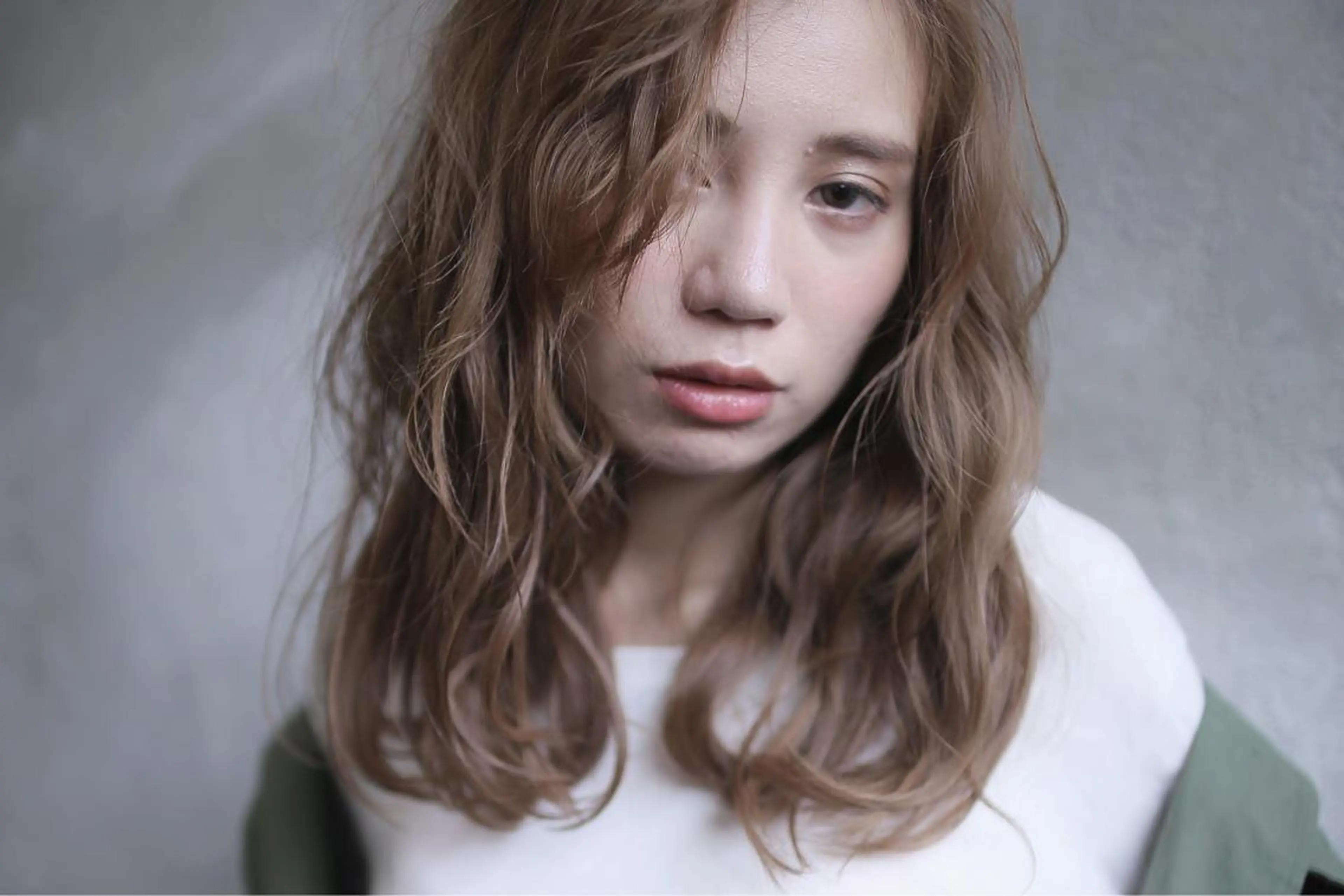 セミロング パーマ 下北沢 soiのヘアスタイル