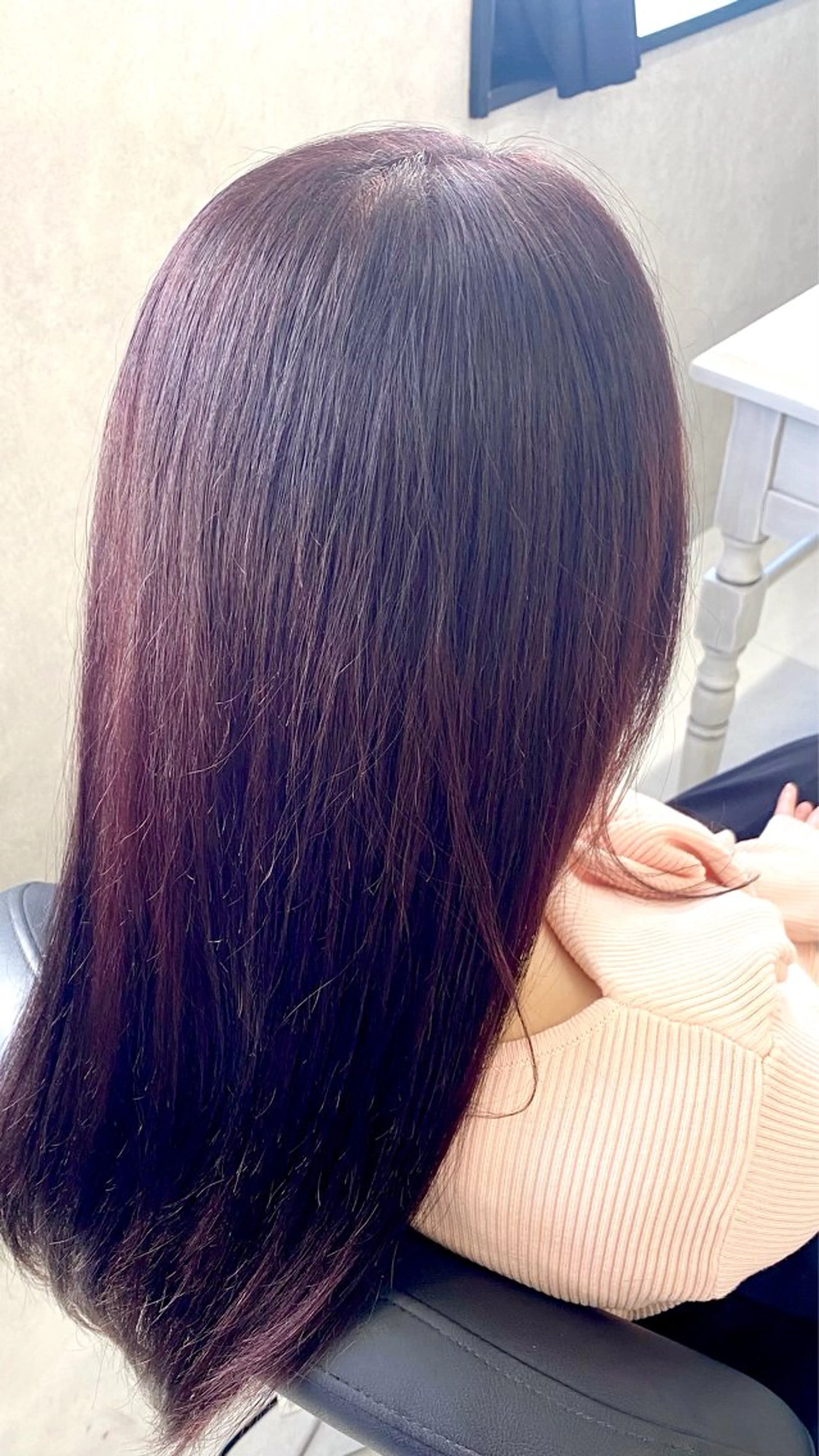 ミディアム カラー ブリーチ ブリーチなしカラー レッドカラー 森田 結吾のヘアスタイル