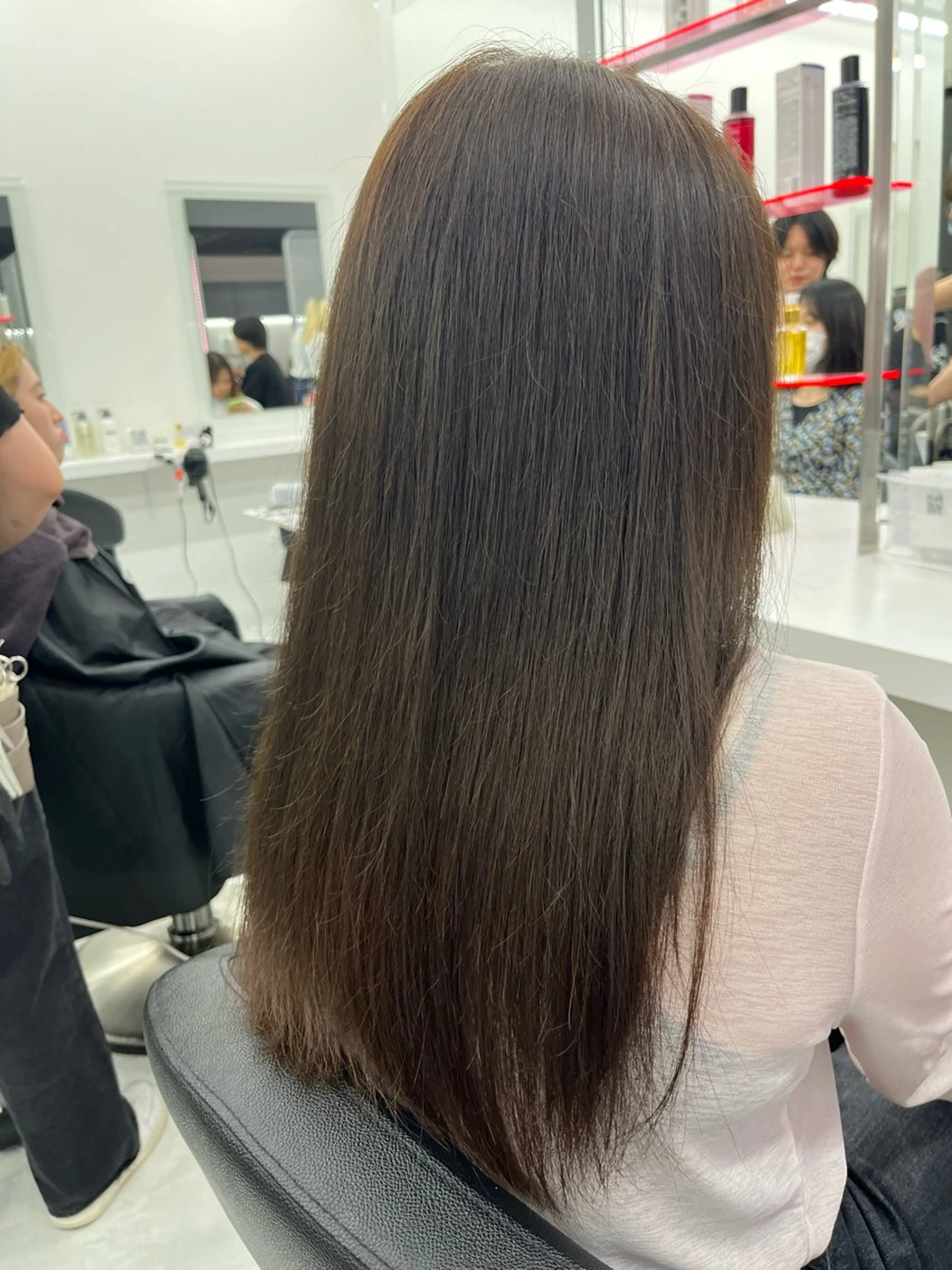 ロング カラー オリーブカラー ヘアカラー トリートメント 💖トレンド秋冬 カラー💖FUTAのヘアスタイル