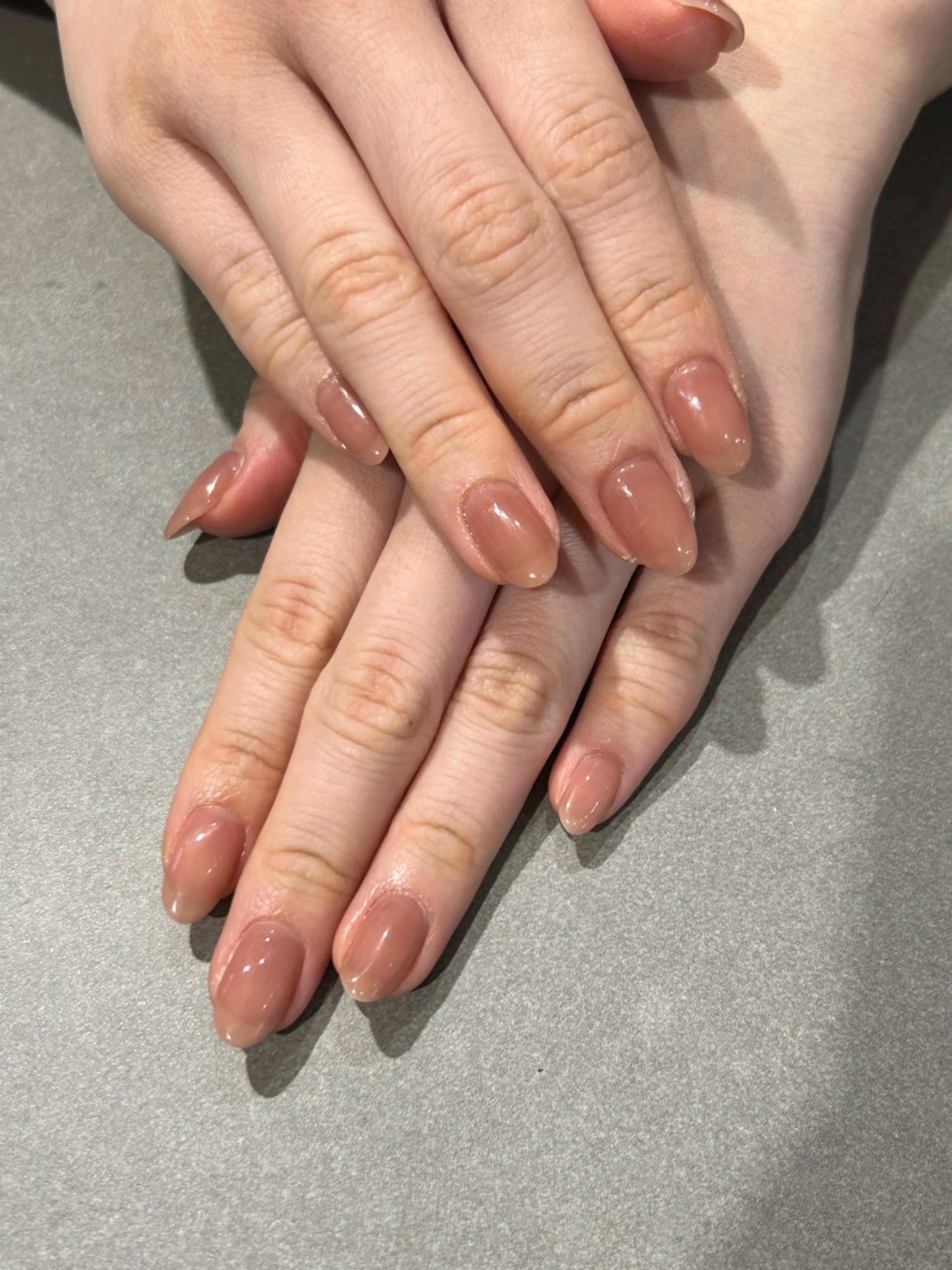 ネイル ワンカラーネイル ハンドネイル &robe Nanaのネイルデザイン