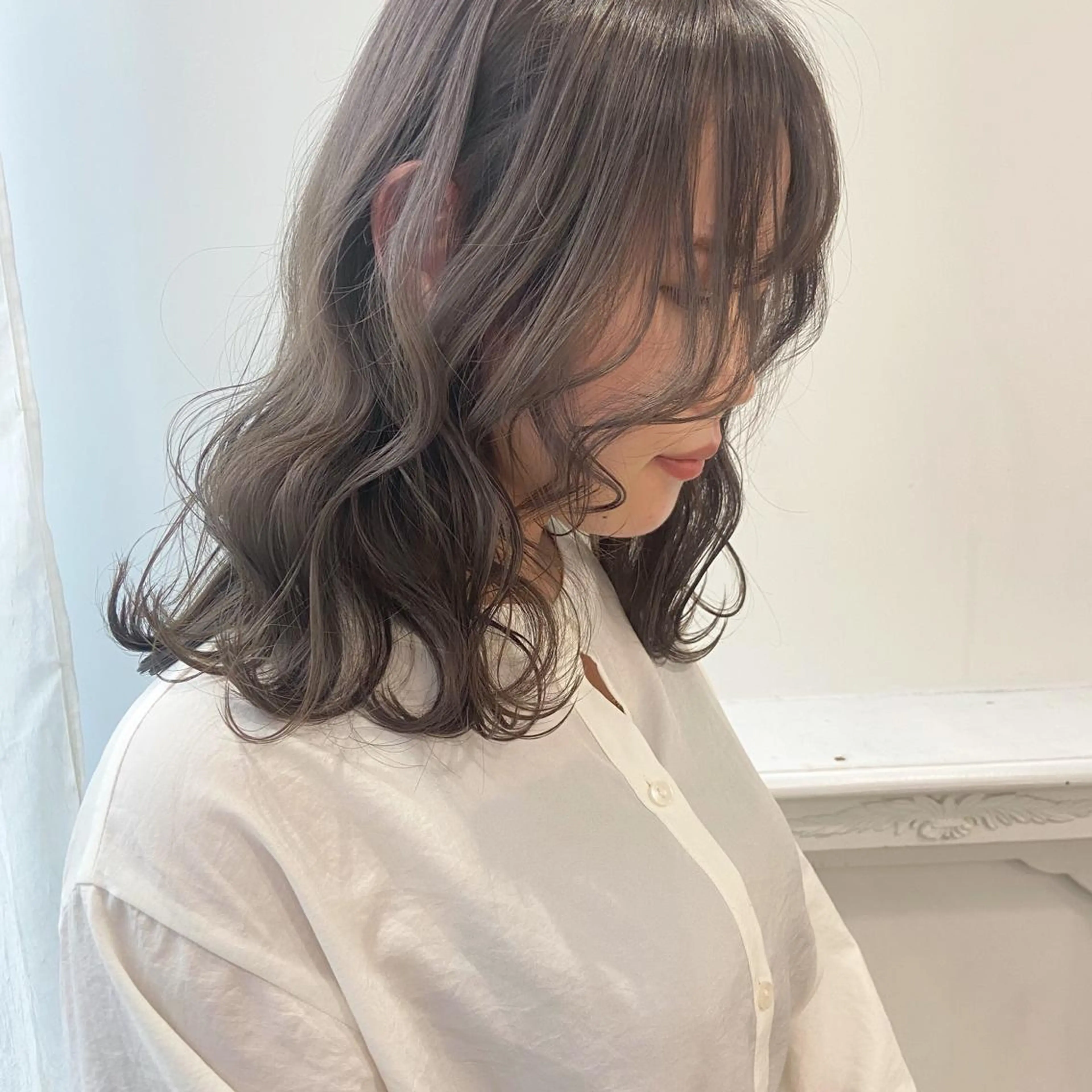 ミディアム 💐KAYLEE💐 bycuracionのヘアスタイル