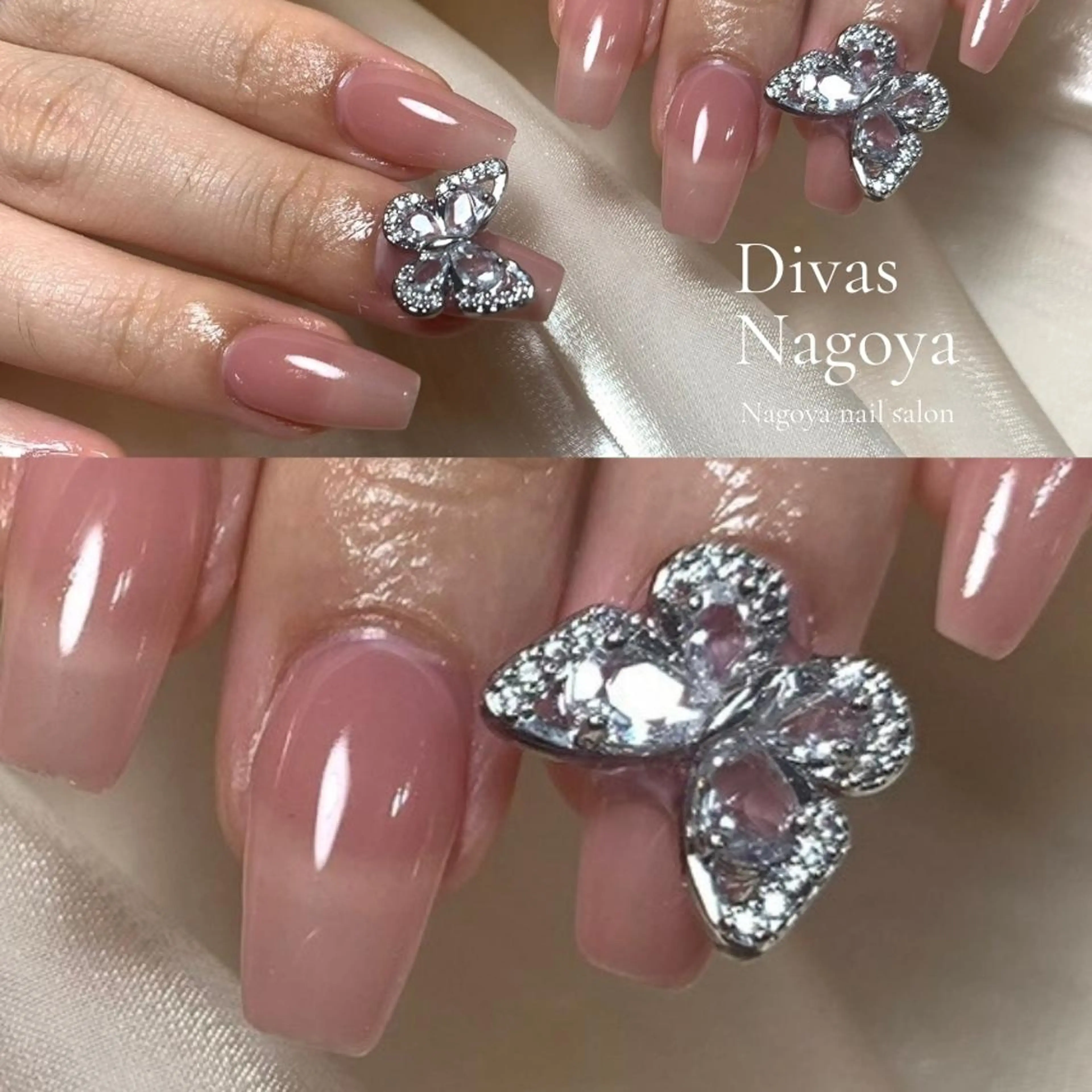 ネイル 長さ出し ジェルネイル 韓国ネイル マグネットネイル 持ち込み 🎀Sakae D.d nail🎀のネイルデザイン