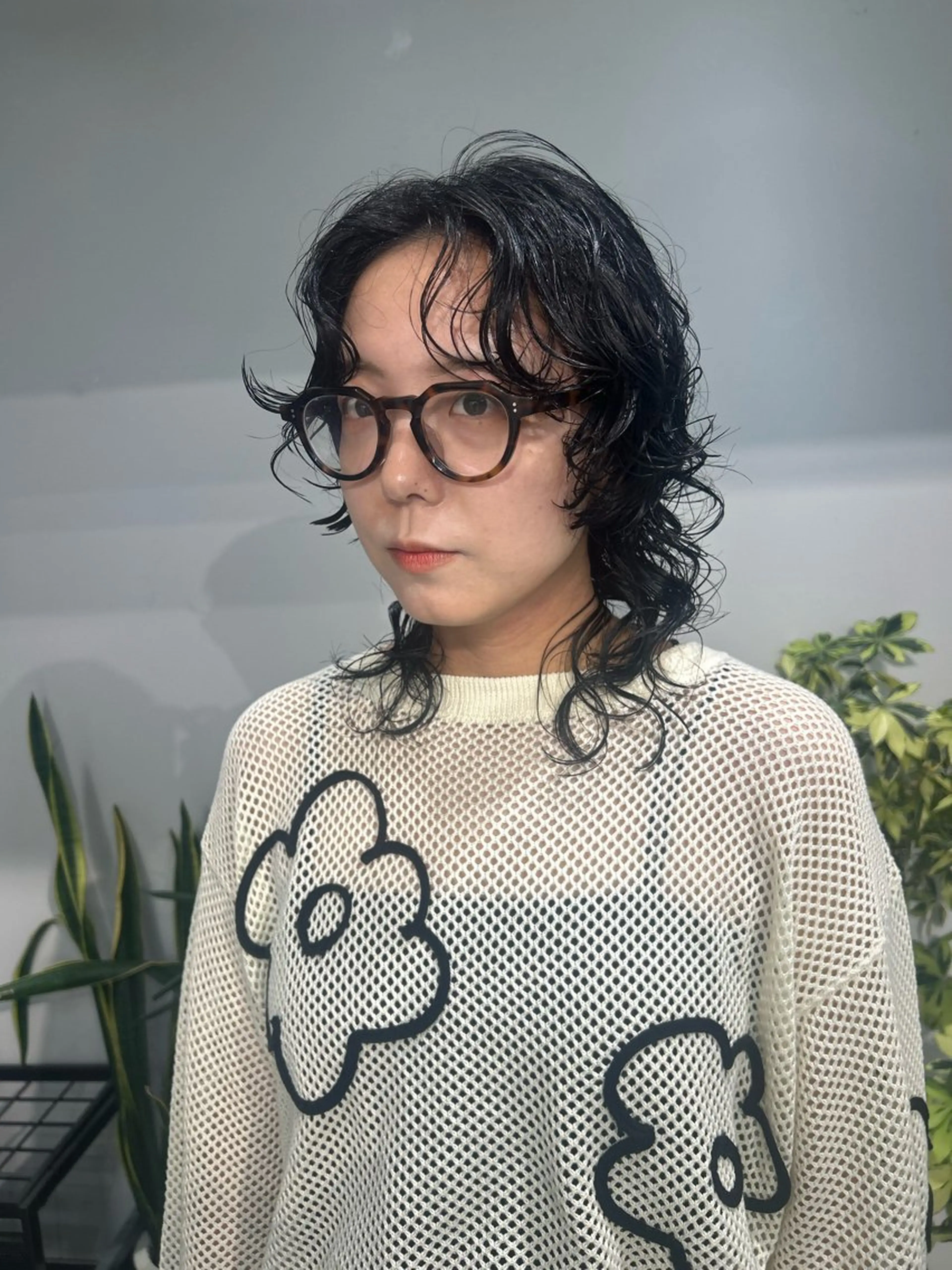 ミディアム パーマ ナチュラル×色気パ ーマ 渋谷/マナミのヘアスタイル