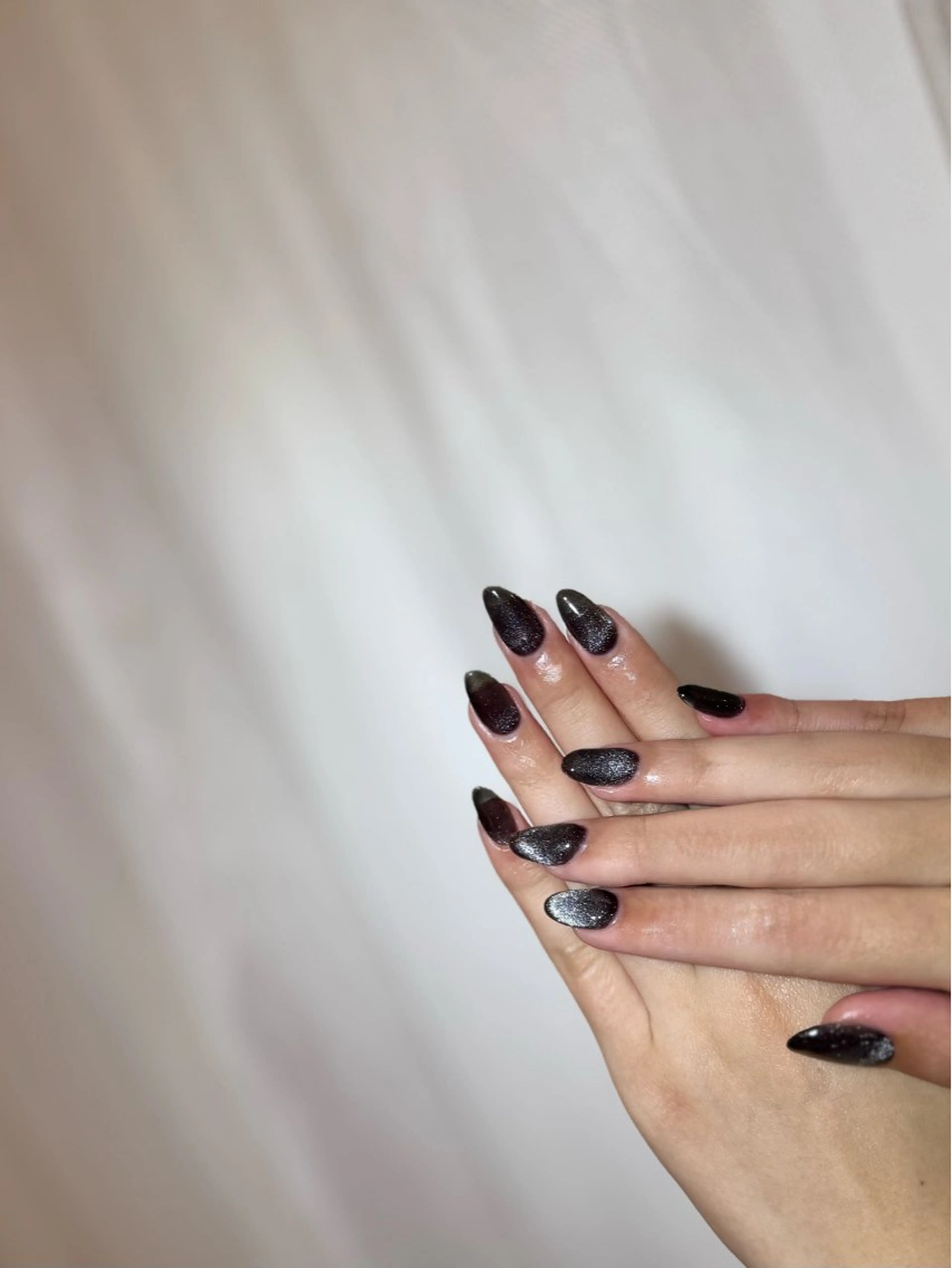 ネイル 長さ出し ジェルネイル マグネットネイル メンズネイル ネイルチップ ハンドネイル マイムネイル所属・MIMnail メンズネイリストのネイルデザイン