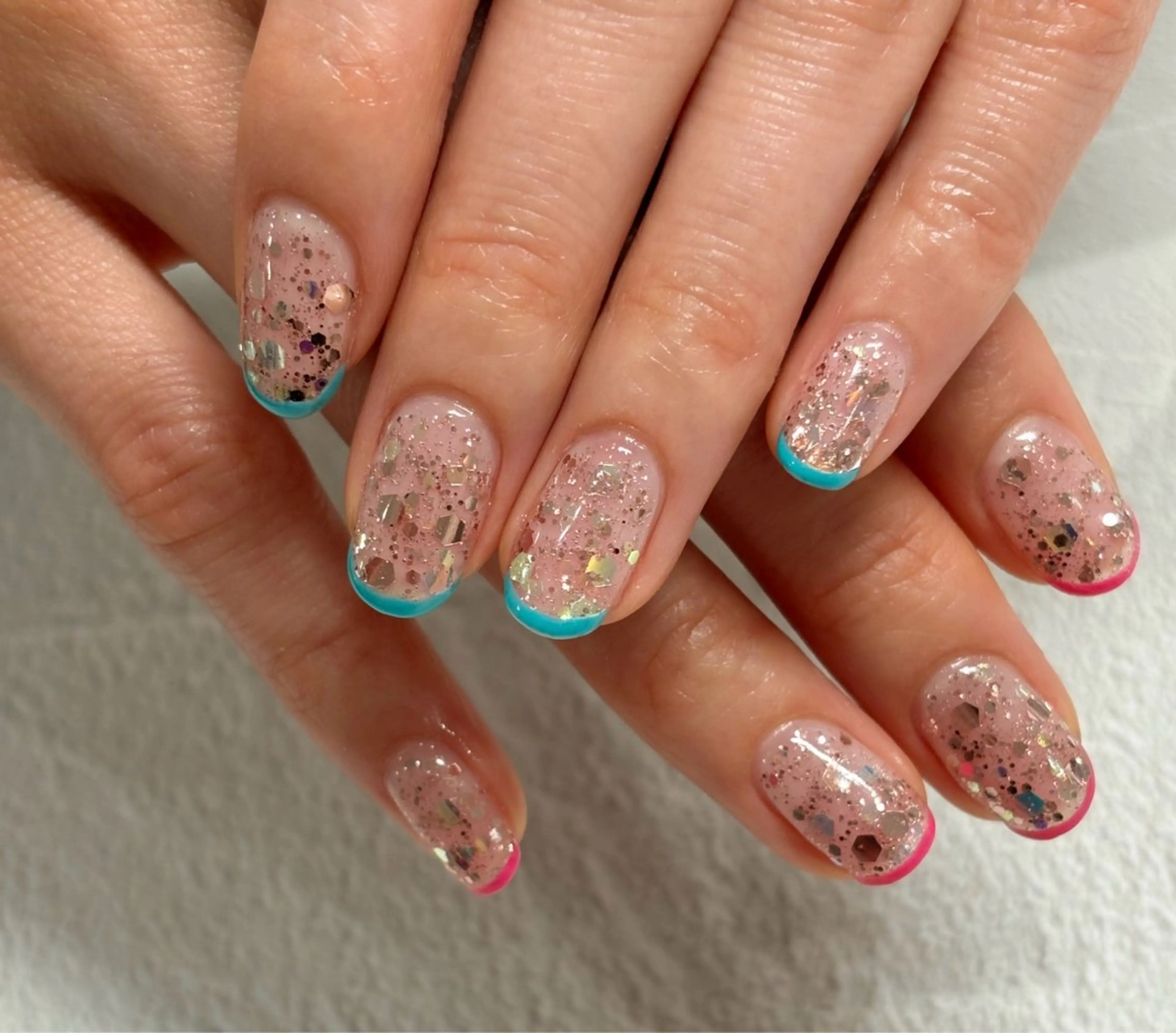 ネイル フレンチネイル Glück ...所属・Glück... chikakoのネイルデザイン