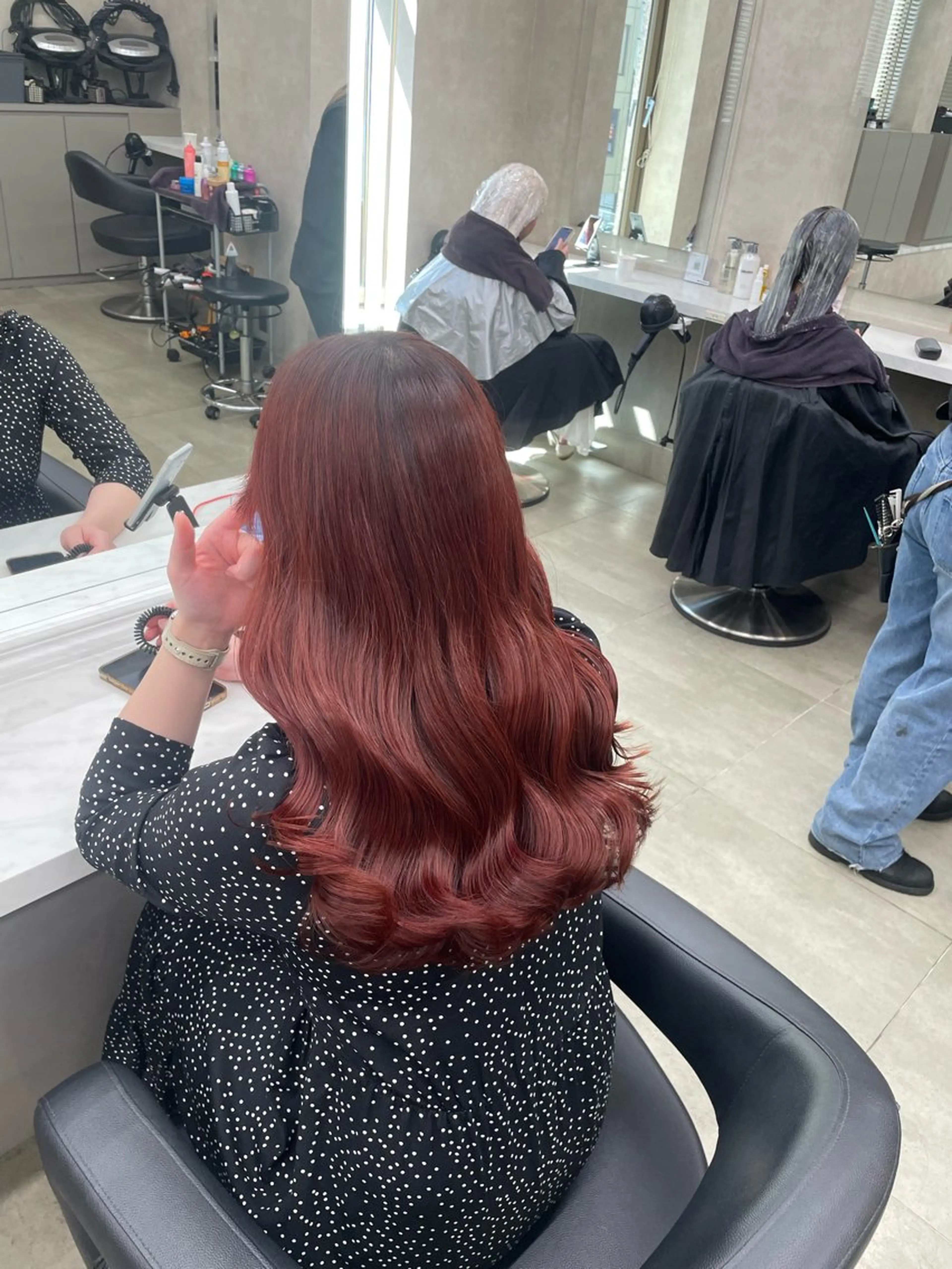 ロング カラー ヘアアレンジ ヘアカラー トリートメント ヘアセット 💗横浜美容室 💗HARUNAのヘアスタイル