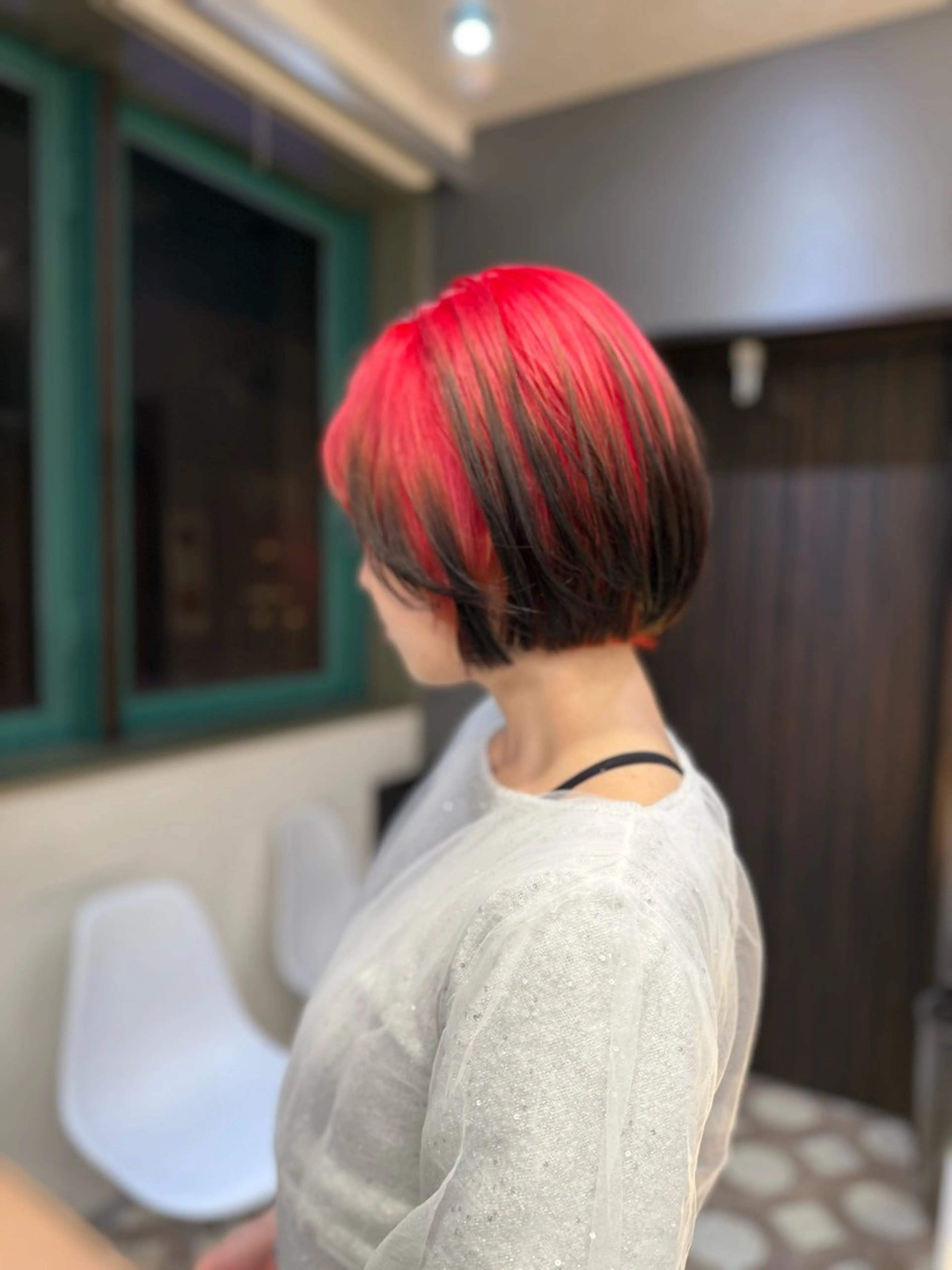 ミディアム カラー JILL/鶴岡 和幸/天神のヘアスタイル