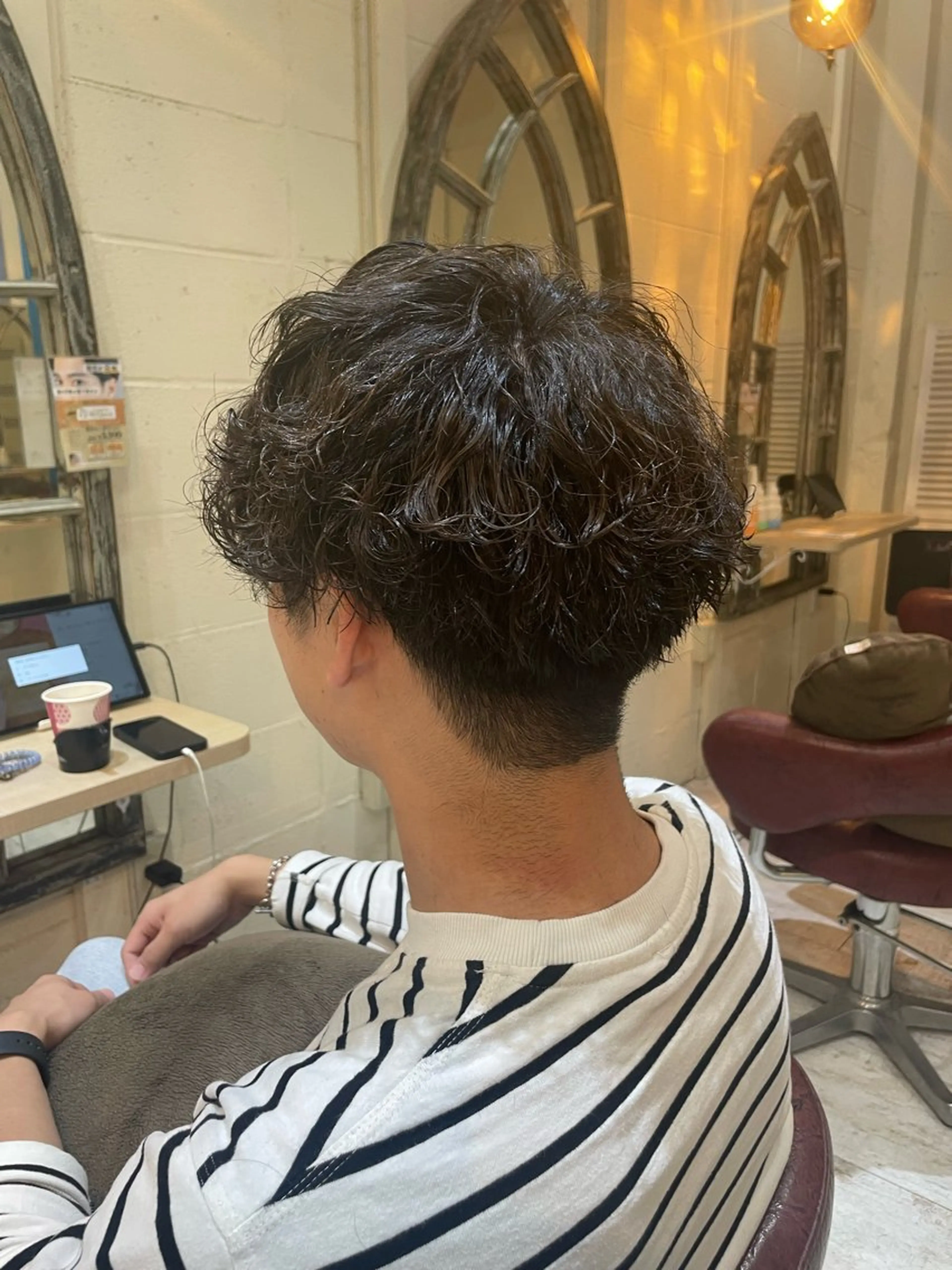 ショート パーマ メンズ メンズパーマ屋さん /yuki☃️💭のヘアスタイル