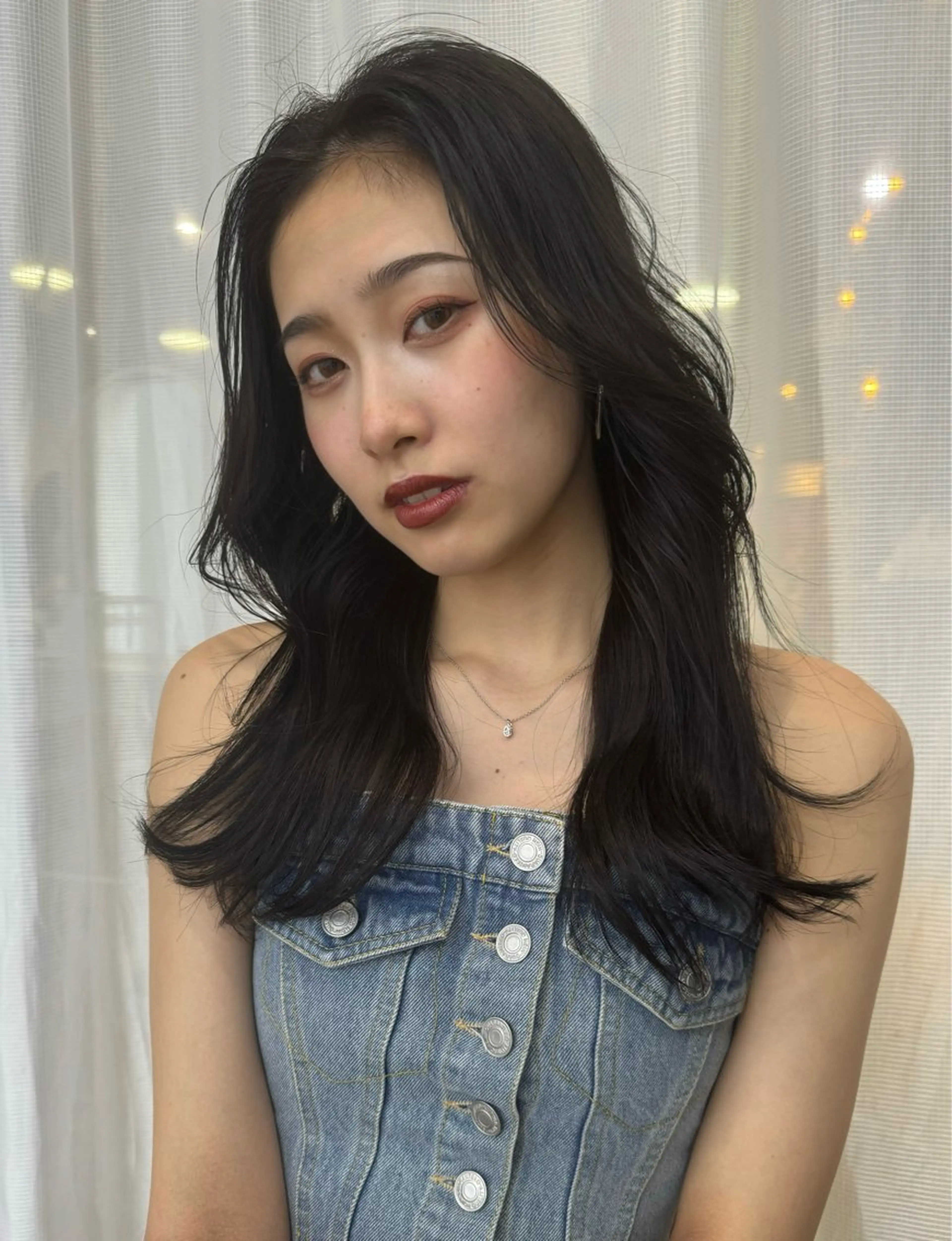 ミディアム カラー カット ヘアカラー トリートメント Pia/KIRIA /福岡美容室のヘアスタイル