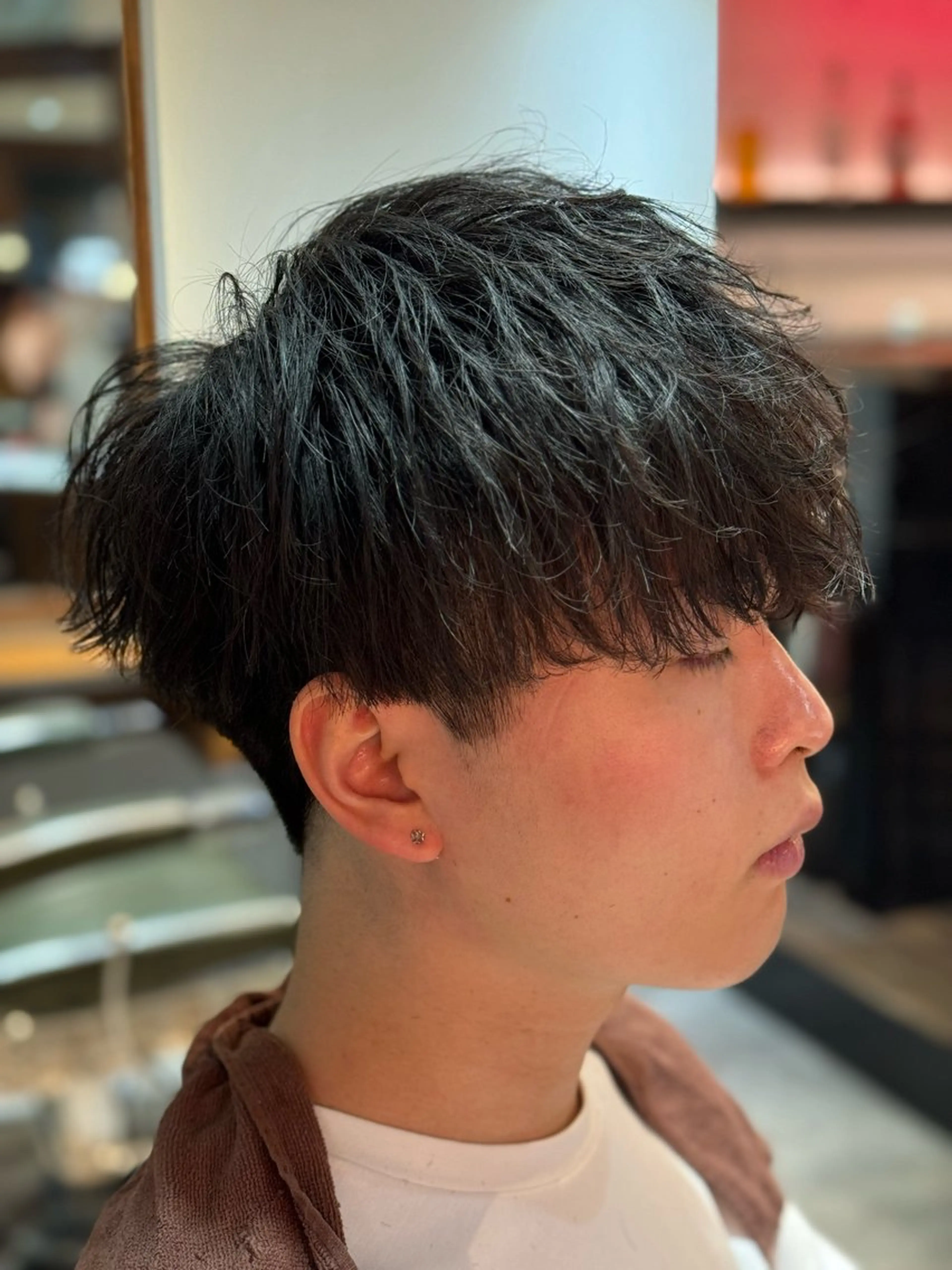 ショート パーマ メンズ カット パーマ 【⭐️men's限定 ⭐️】平田雅暉のヘアスタイル